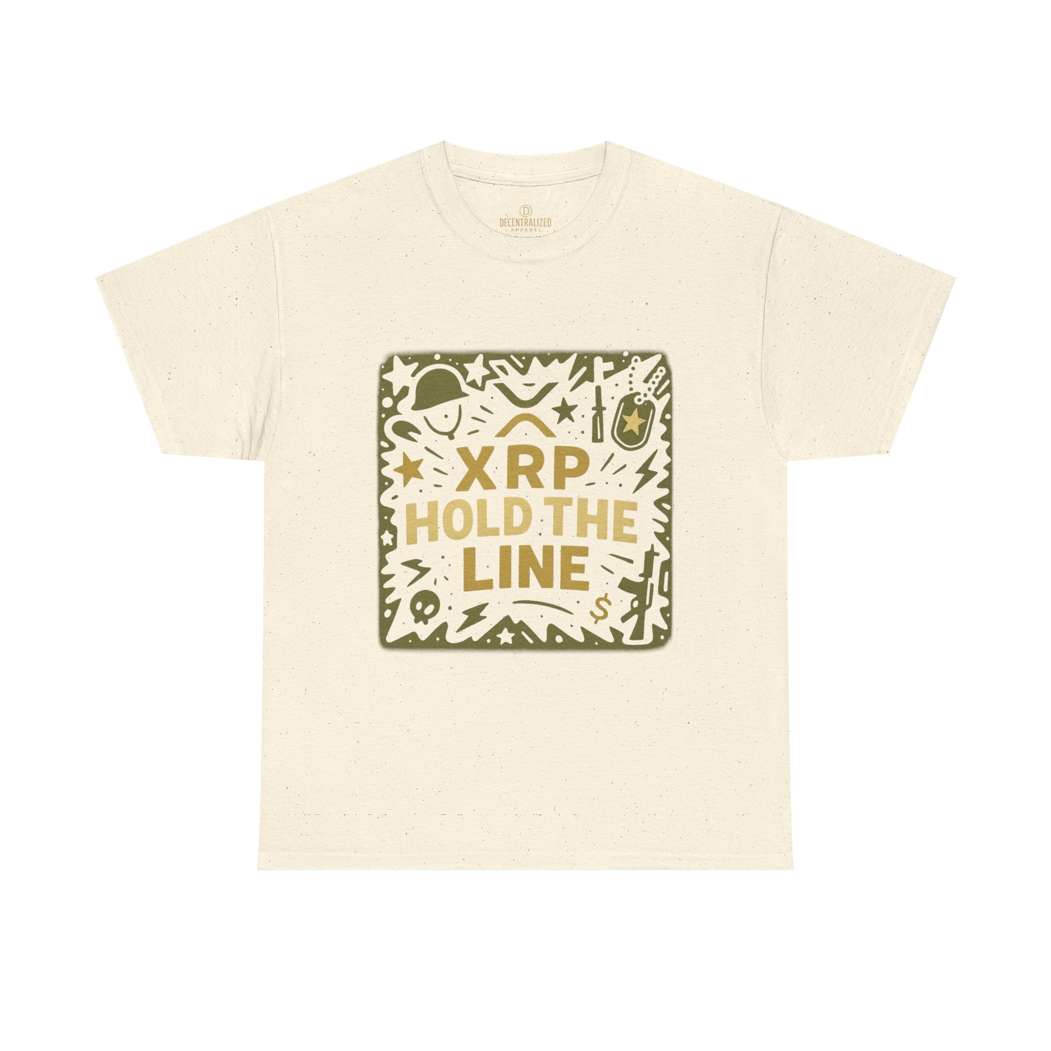 T-Shirt — XRP Hold The Line Crypto Graphic Tee