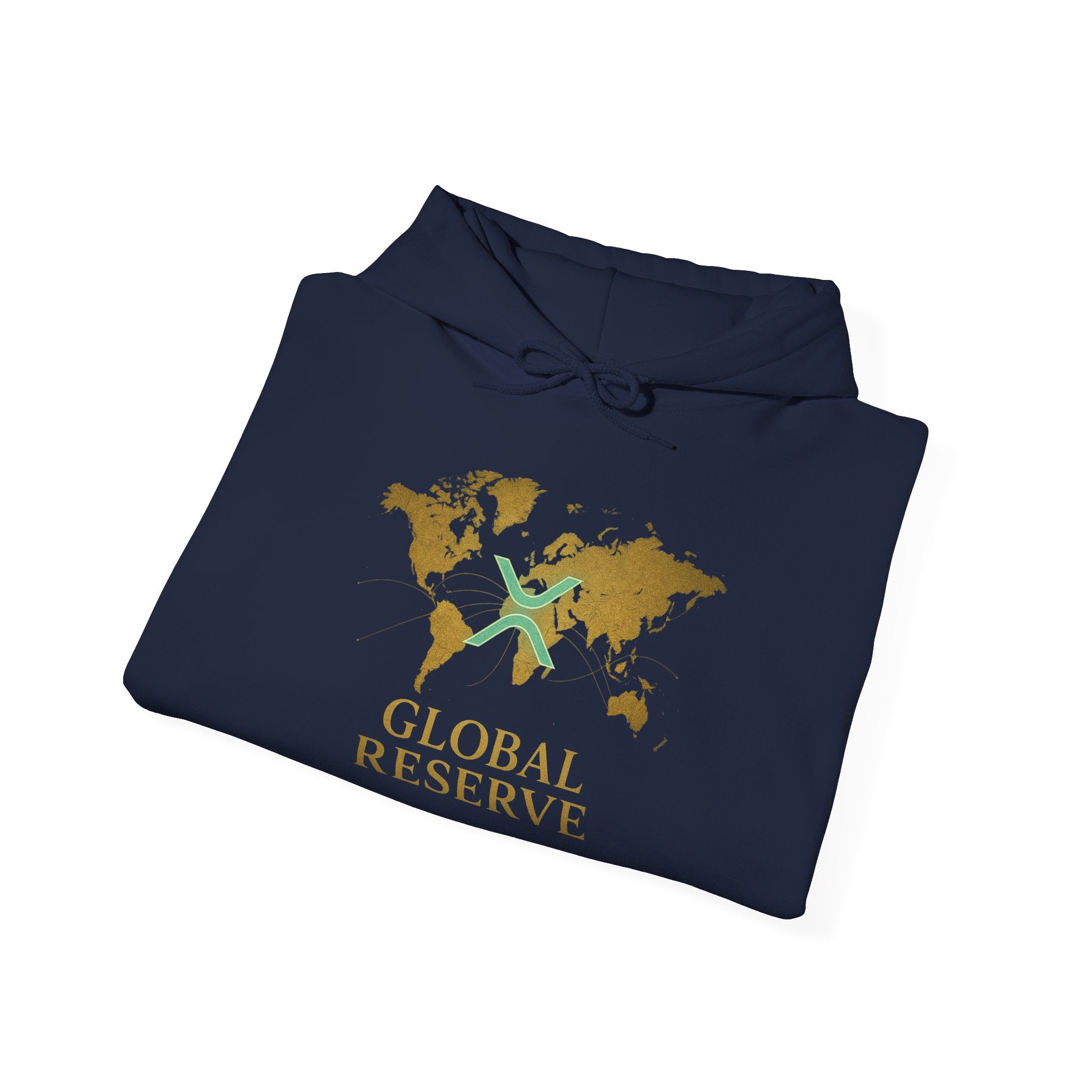 Global Reserve Hoodie — World Map Logo Pullover
