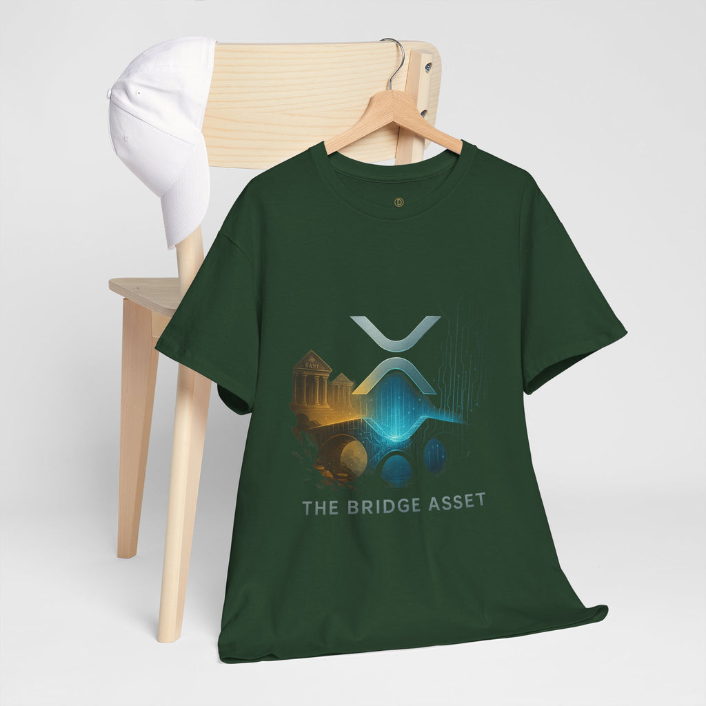 Ripple XRP Crypto Tee — 'The Bridge Asset' Logo T-Shirt