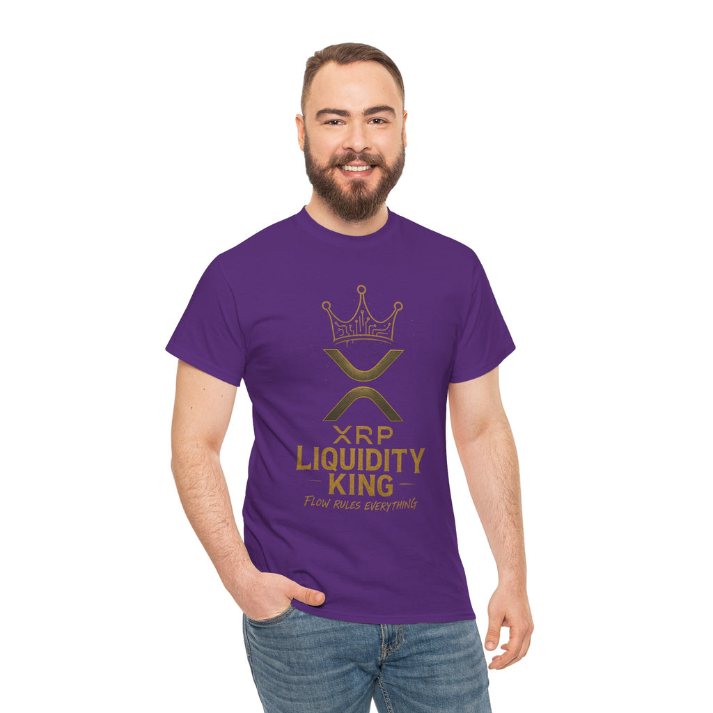XRP Liquidity King Tee — Crypto Crown T-Shirt