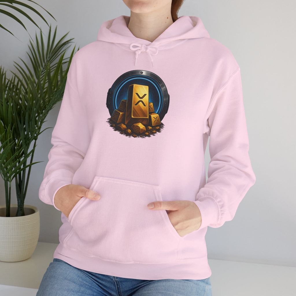 Gaming Treasure Hoodie — Gold Loot Chest Emblem