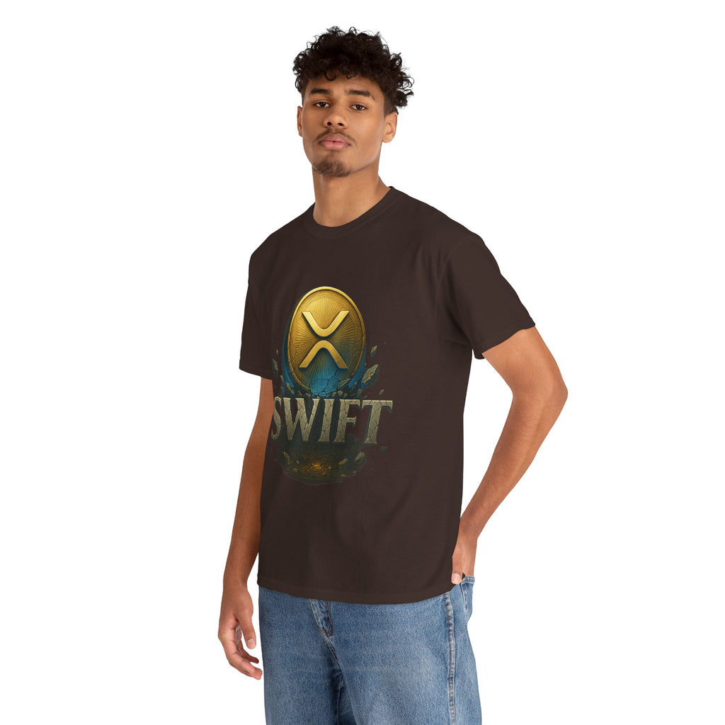 XRP Swift Cryptocurrency T‑Shirt — Ripple Coin Logo Graphic Tee