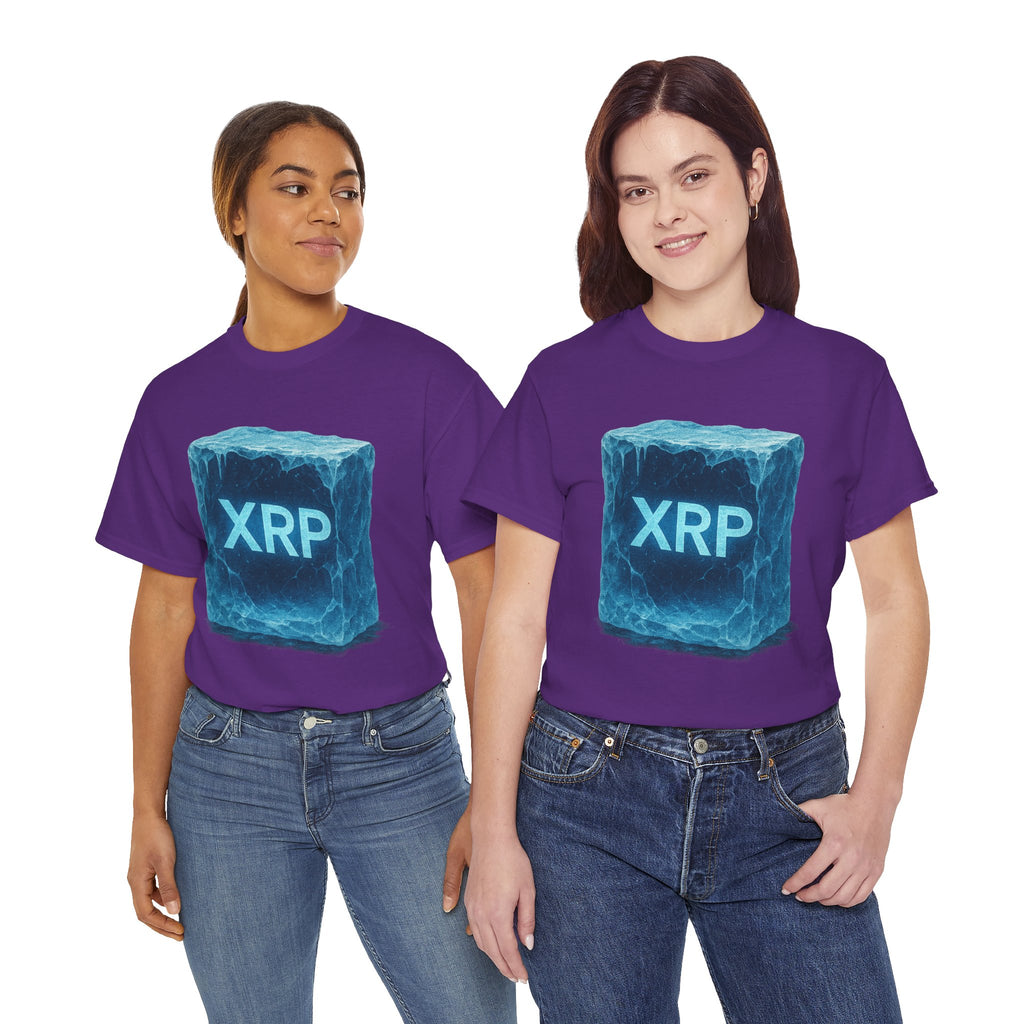 XRP Ice Block Tee — Crypto Ripple Logo T-Shirt