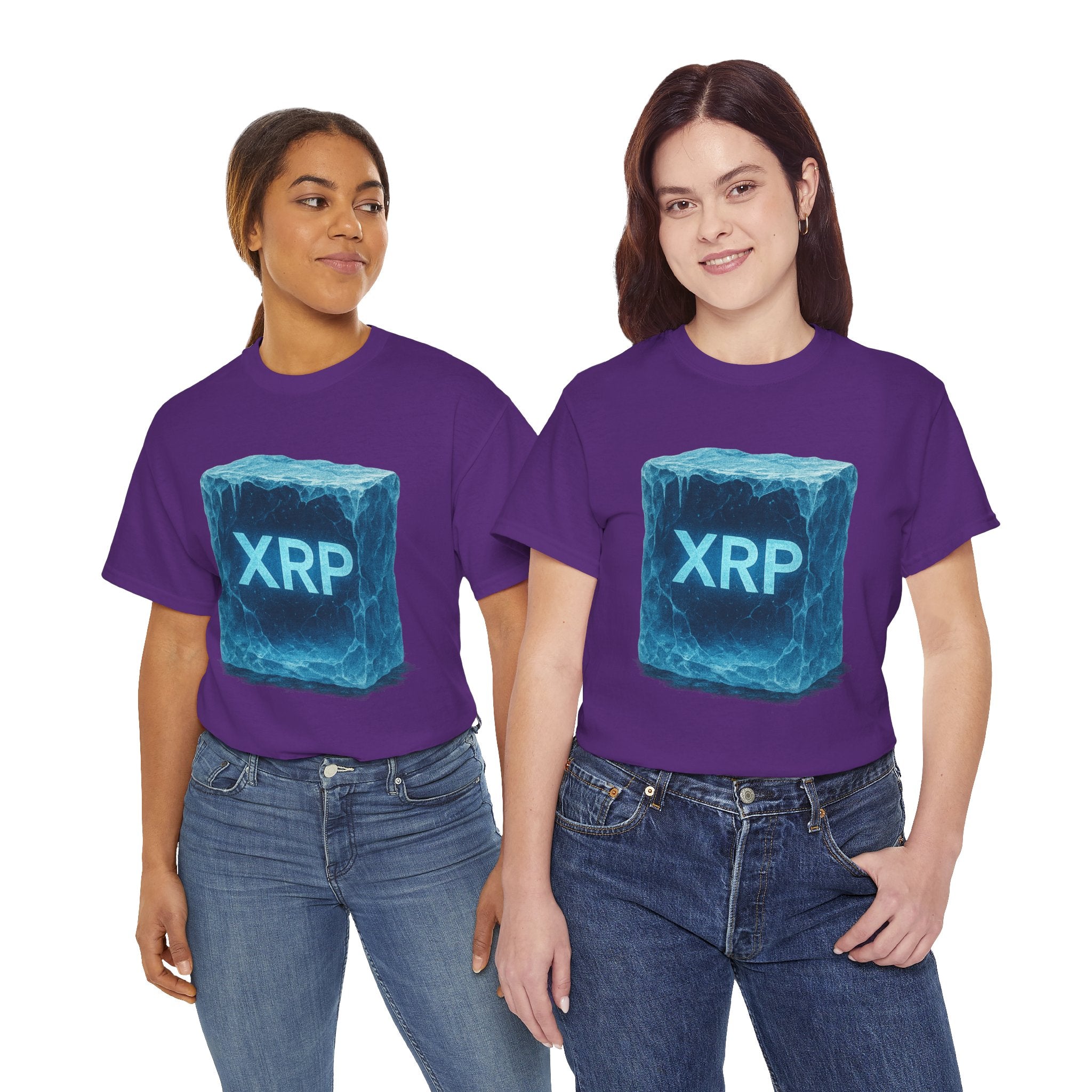 XRP Ice Block Tee — Crypto Ripple Logo T-Shirt