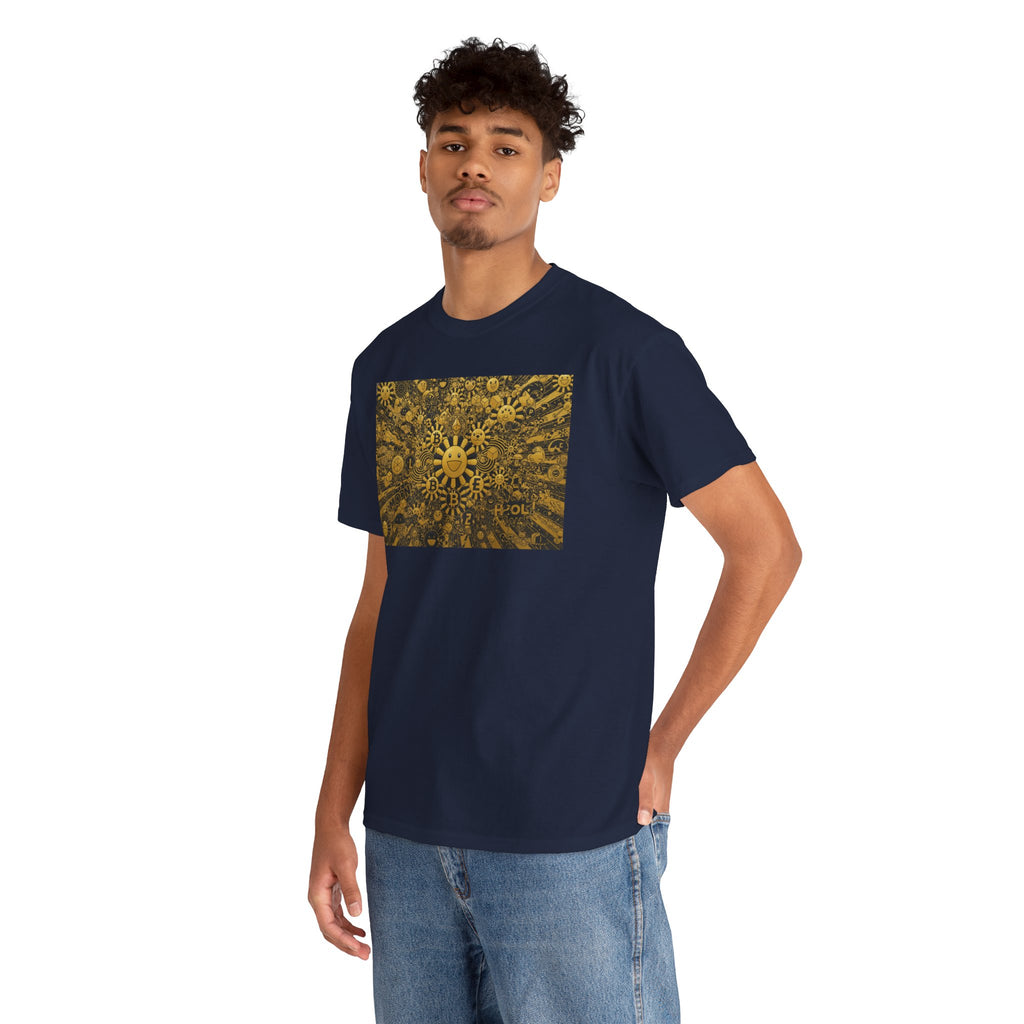 Sunflower Burst T‑Shirt — Golden Sunflower Pattern Tee