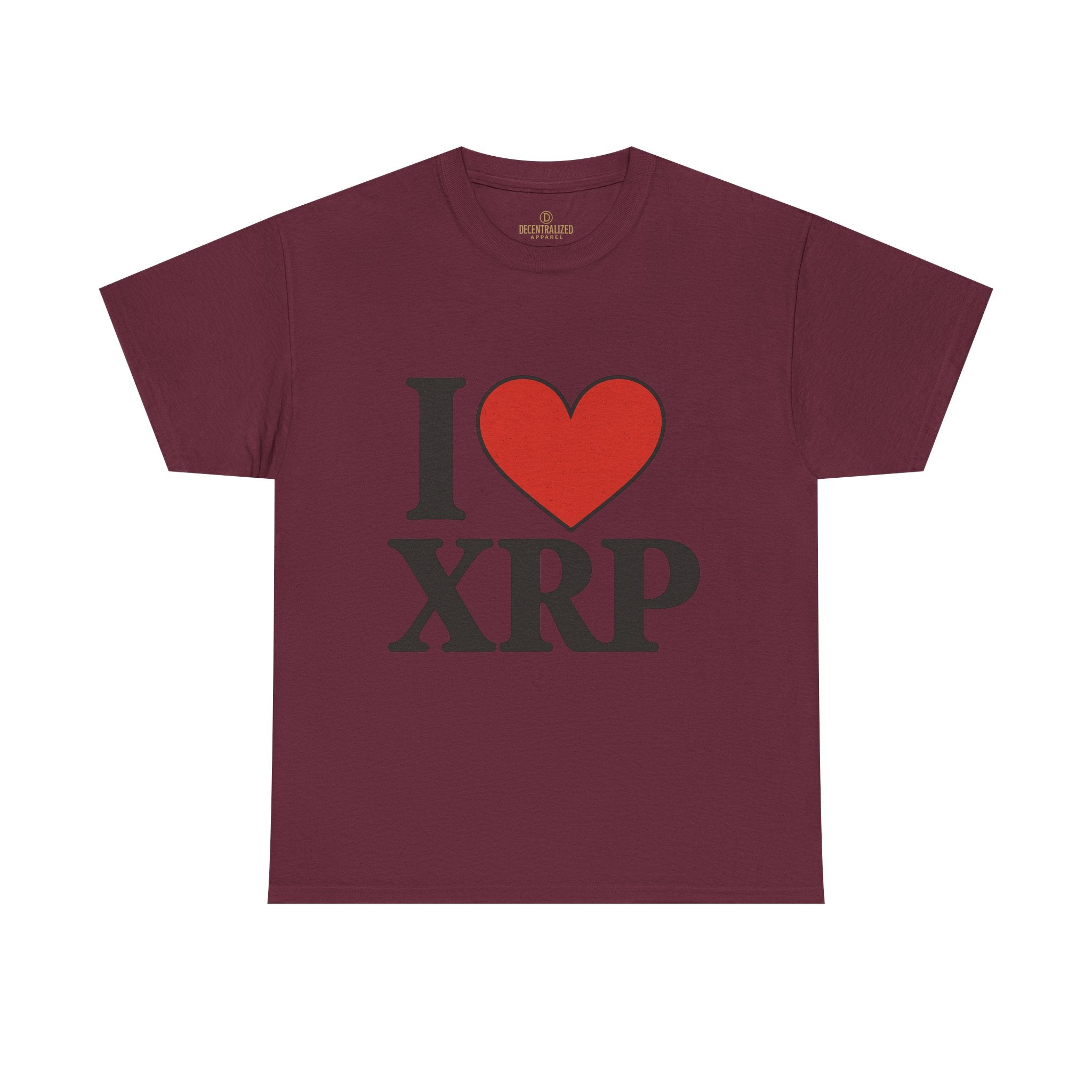I  XRP T-Shirt — Crypto Enthusiast Ripple Tee