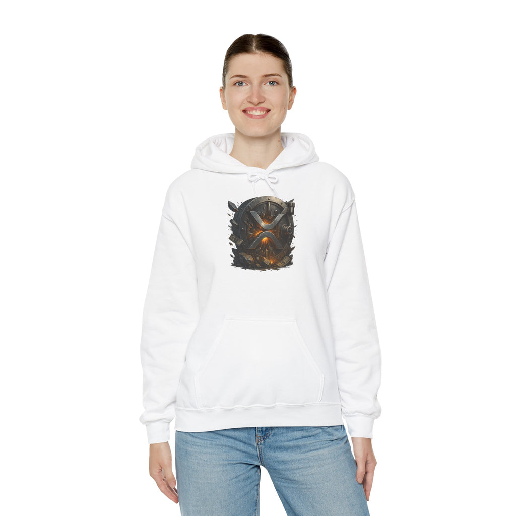 Viking Shield & Helmet Hoodie — Norse Warrior Graphic Sweatshirt