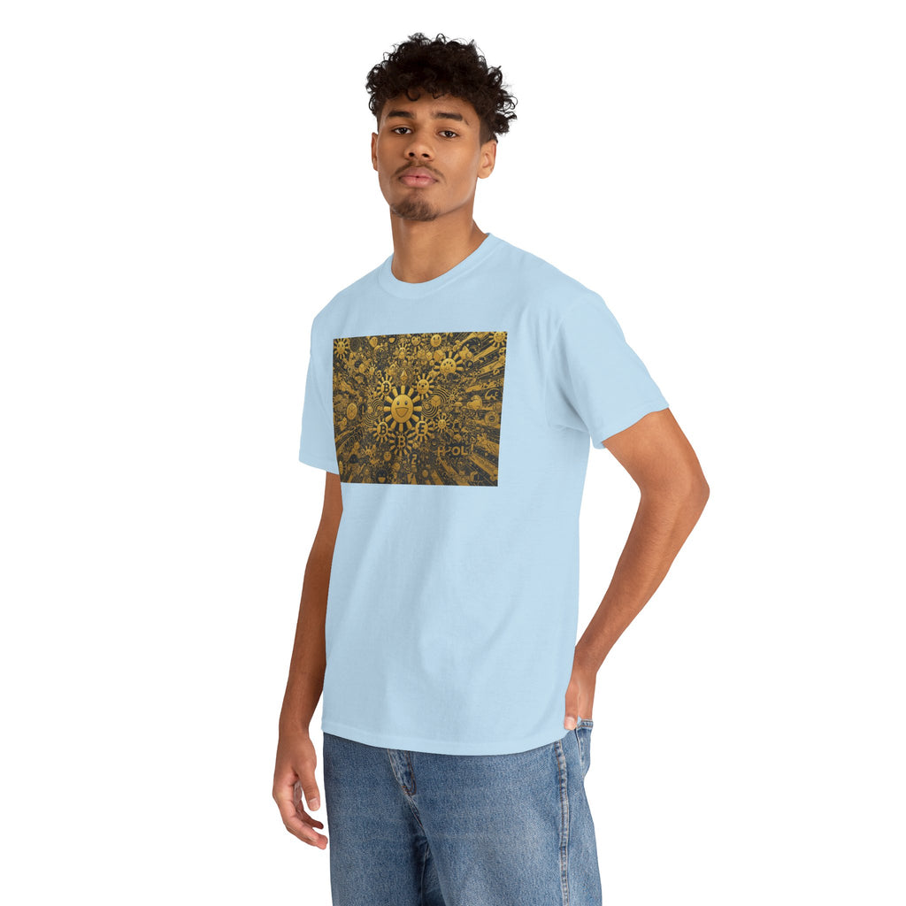 Sunflower Burst T‑Shirt — Golden Sunflower Pattern Tee