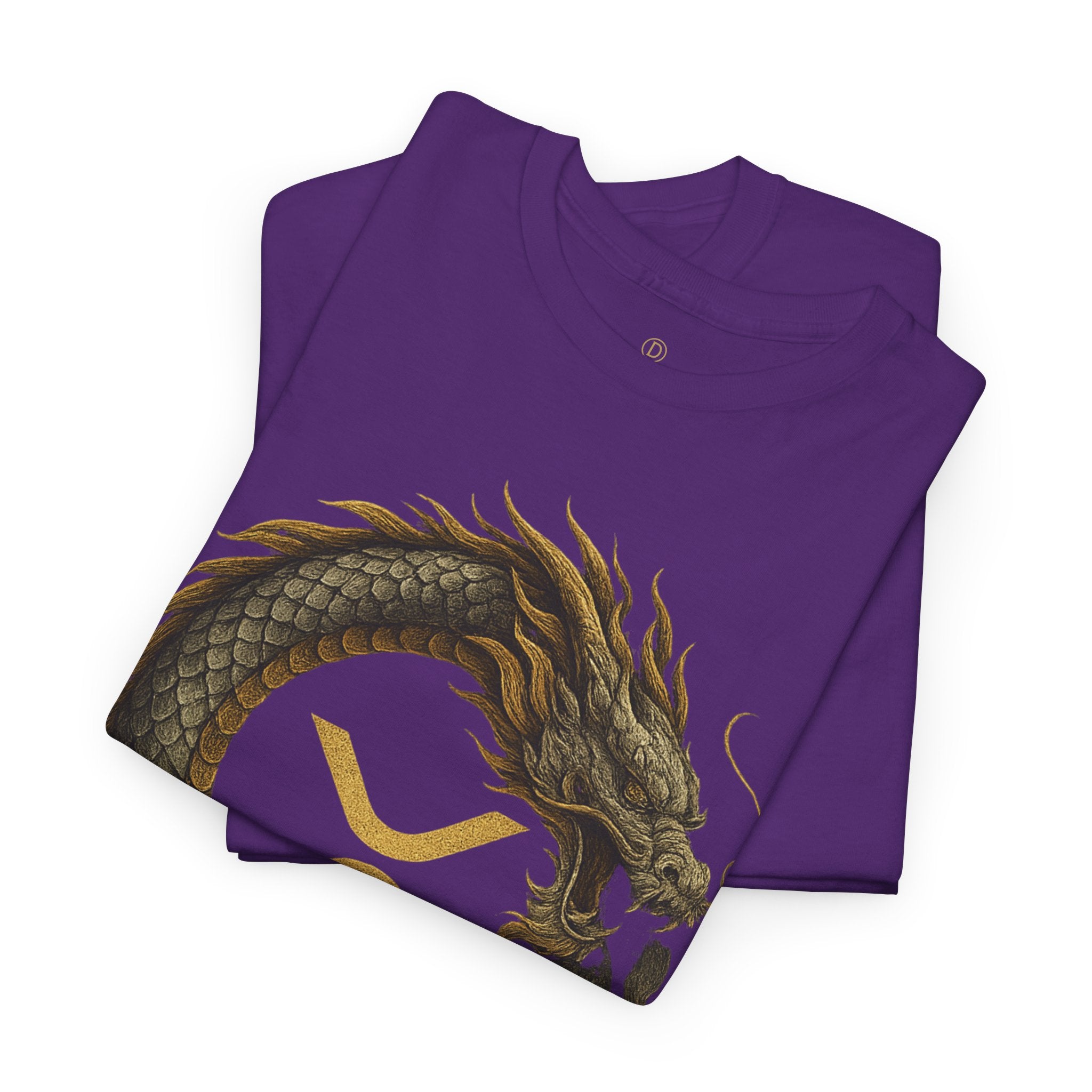 Dragon XRP Logo T-Shirt — Crypto XRP Circle Dragon Graphic Tee