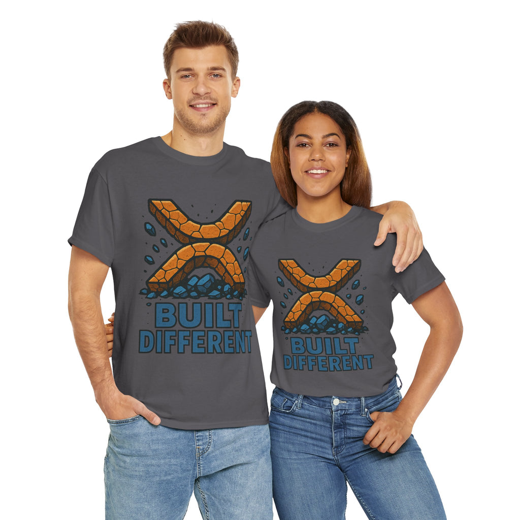 Built Different T-Shirt — Rugged Crypto X Design Tee