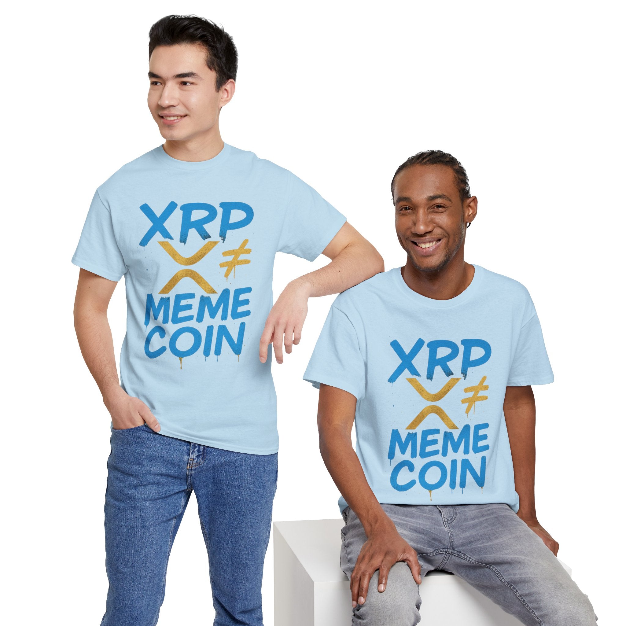XRP ≠ Meme Coin T‑Shirt — Crypto Advocate Graphic Tee