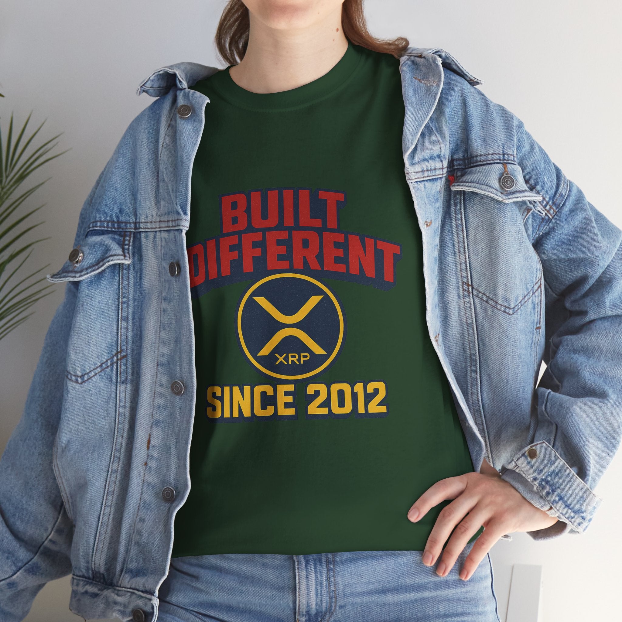 Built Different Since 2012 T-Shirt – Retro XRP Logo Tee