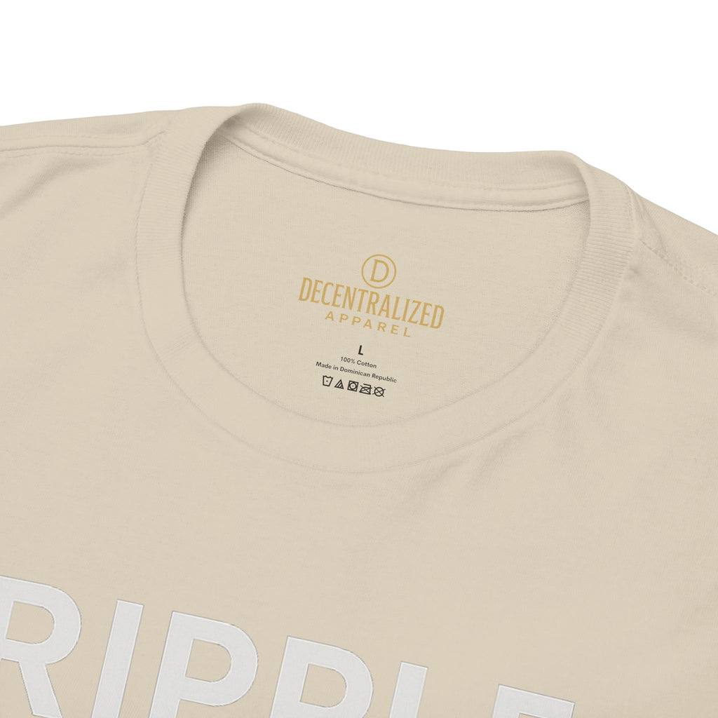 Ripple Effect XRP Tee — Minimal Cryptocurrency Logo T-Shirt