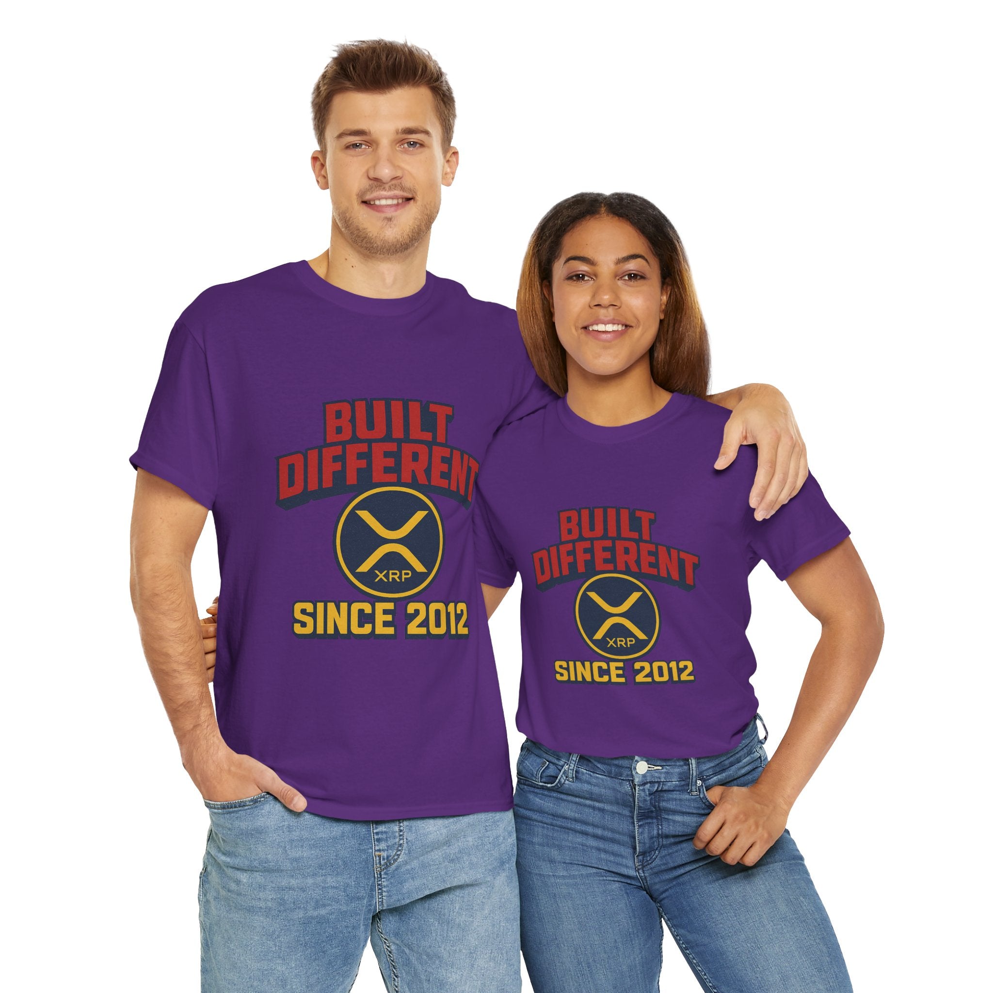 Built Different Since 2012 T-Shirt – Retro XRP Logo Tee