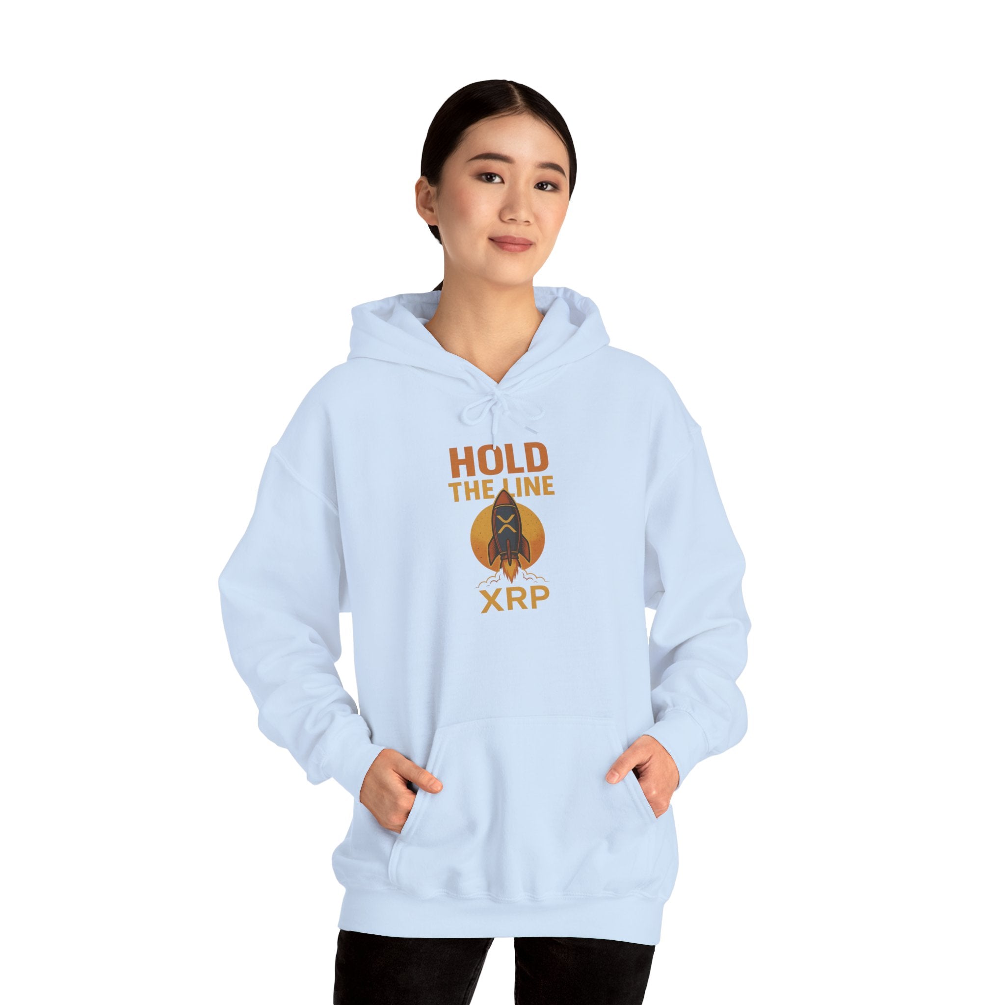 XRP 'Hold the Line' Hoodie — Crypto Supporter Sweatshirt