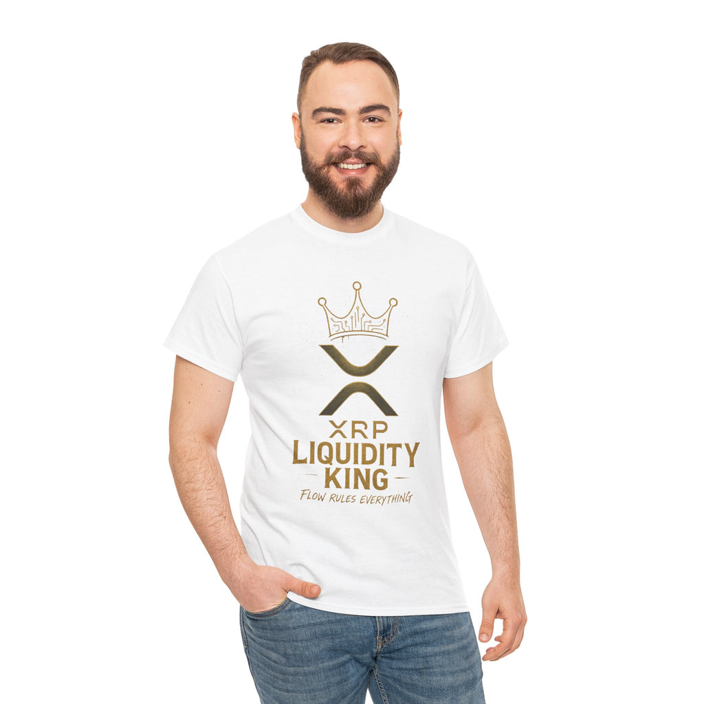 XRP Liquidity King Tee — Crypto Crown T-Shirt