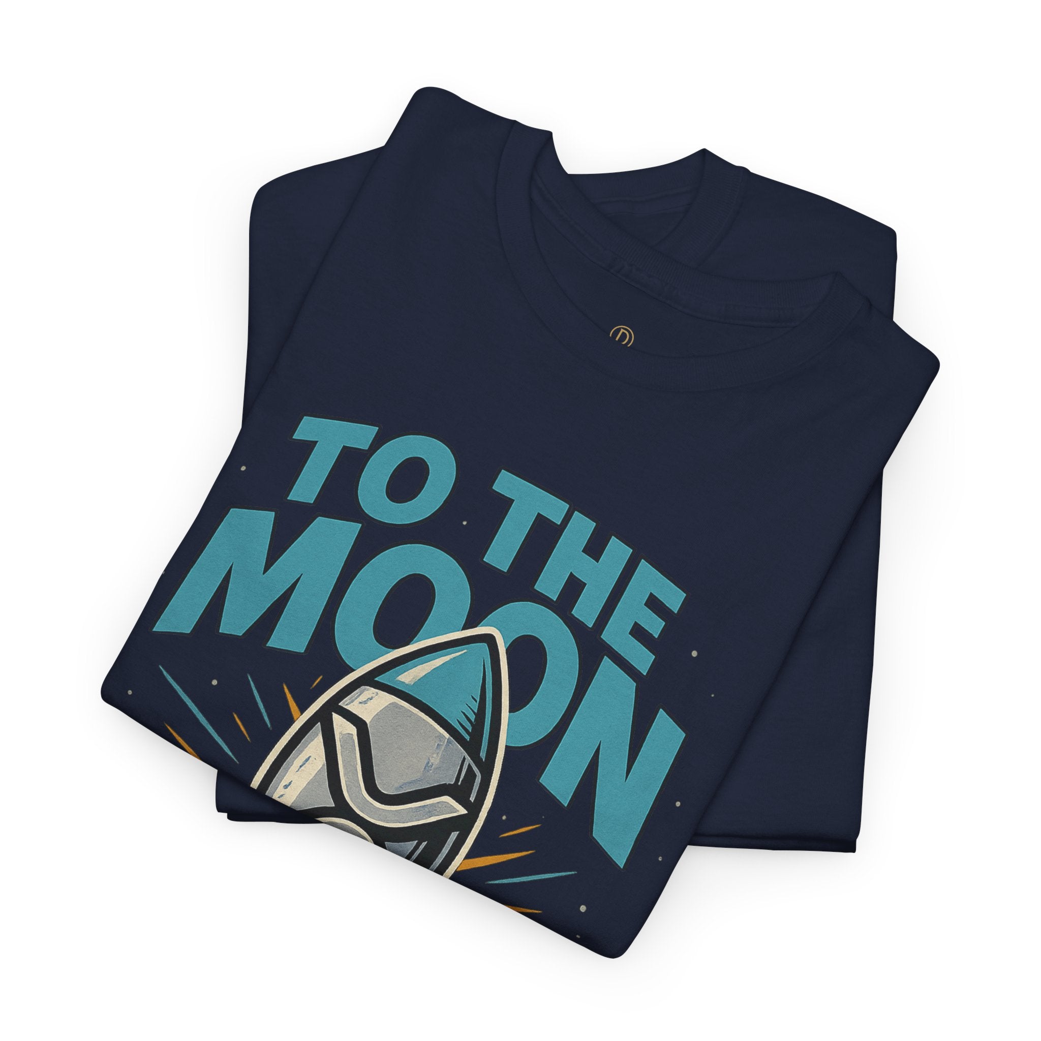 To The Moon Rocket T-Shirt — Space Graphic Tee for Crypto & Space Enthusiasts