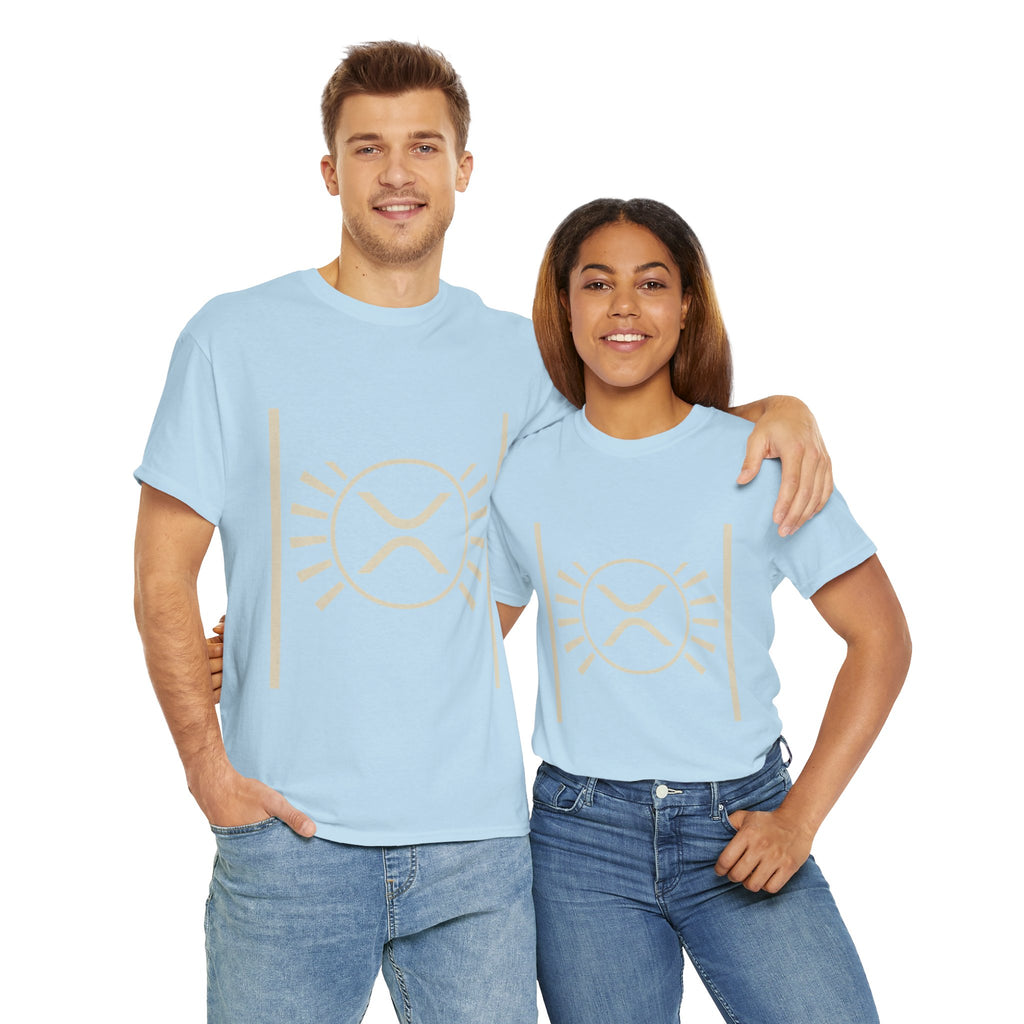 XRP Sun Logo T‑Shirt — Minimal Crypto Ripple Tee
