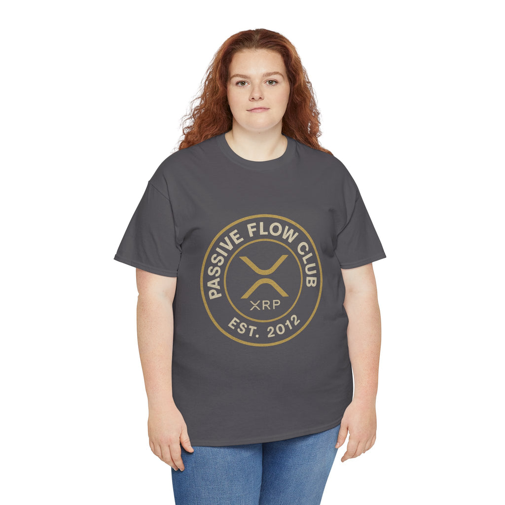 XRP Passive Flow Club T‑Shirt — Crypto Logo Tee (Est. 2012)