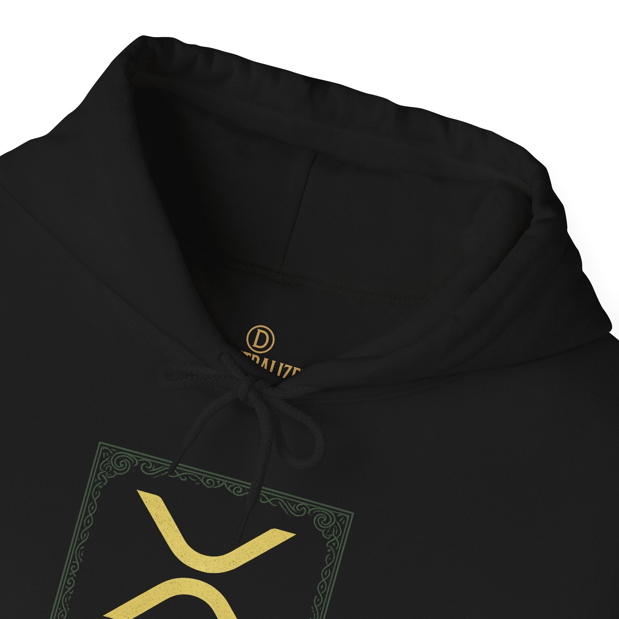 XRP Logo Hoodie – Gold Cryptocurrency Sweatshirt