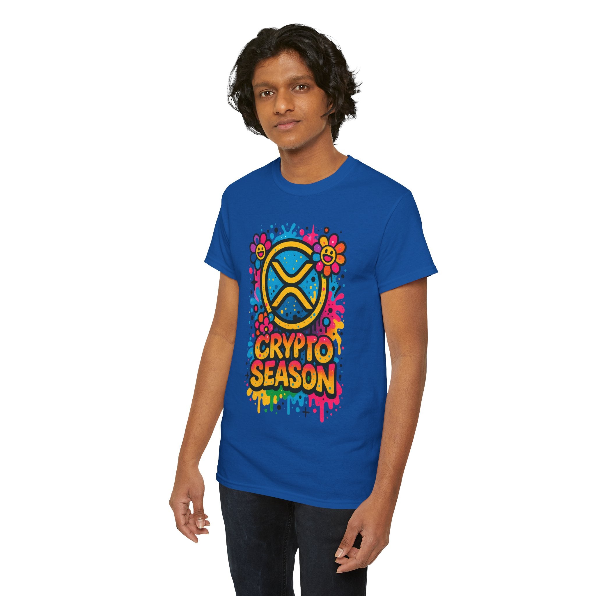 Crypto Season T-Shirt — Colorful Ripple XRP Logo Tee