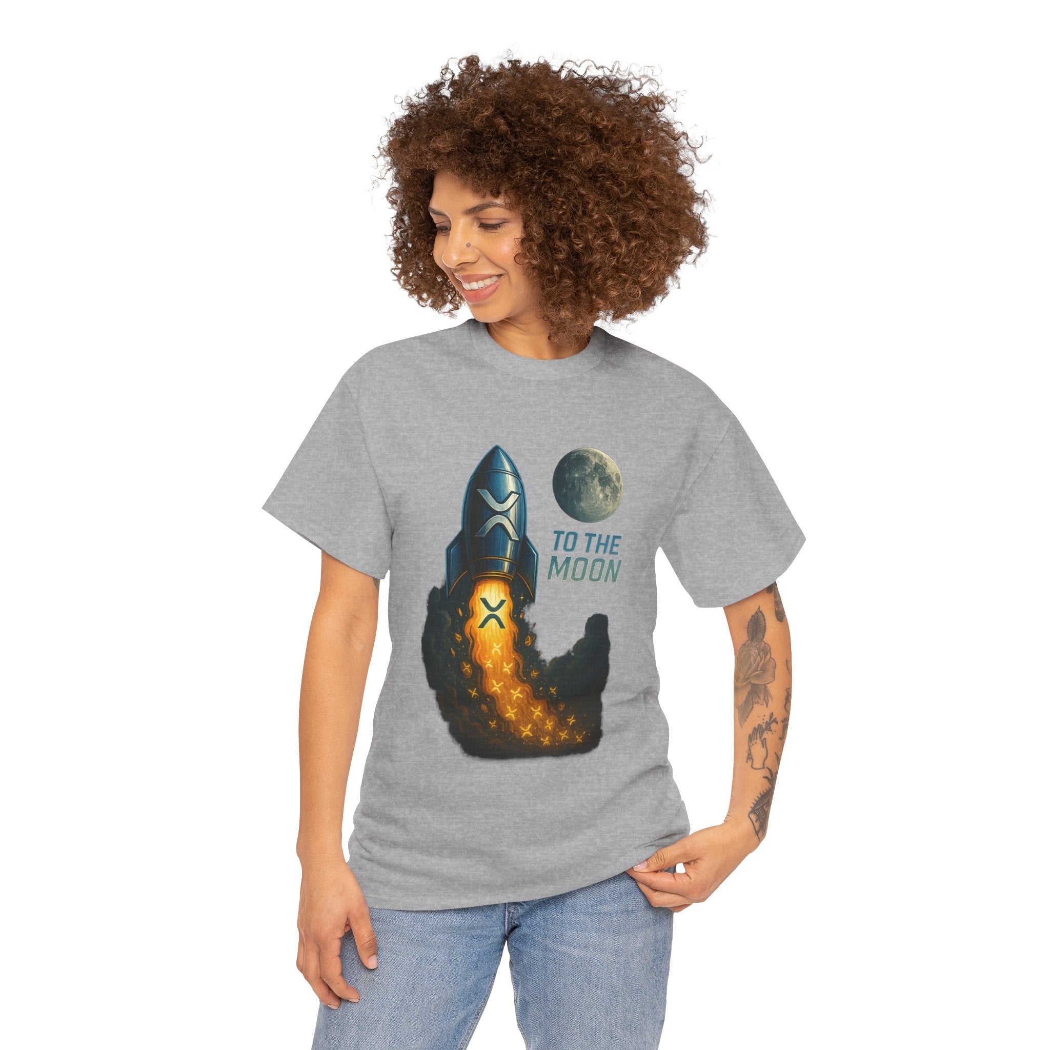 Rocket 'To the Moon' T-Shirt - Space Exploration Graphic Tee
