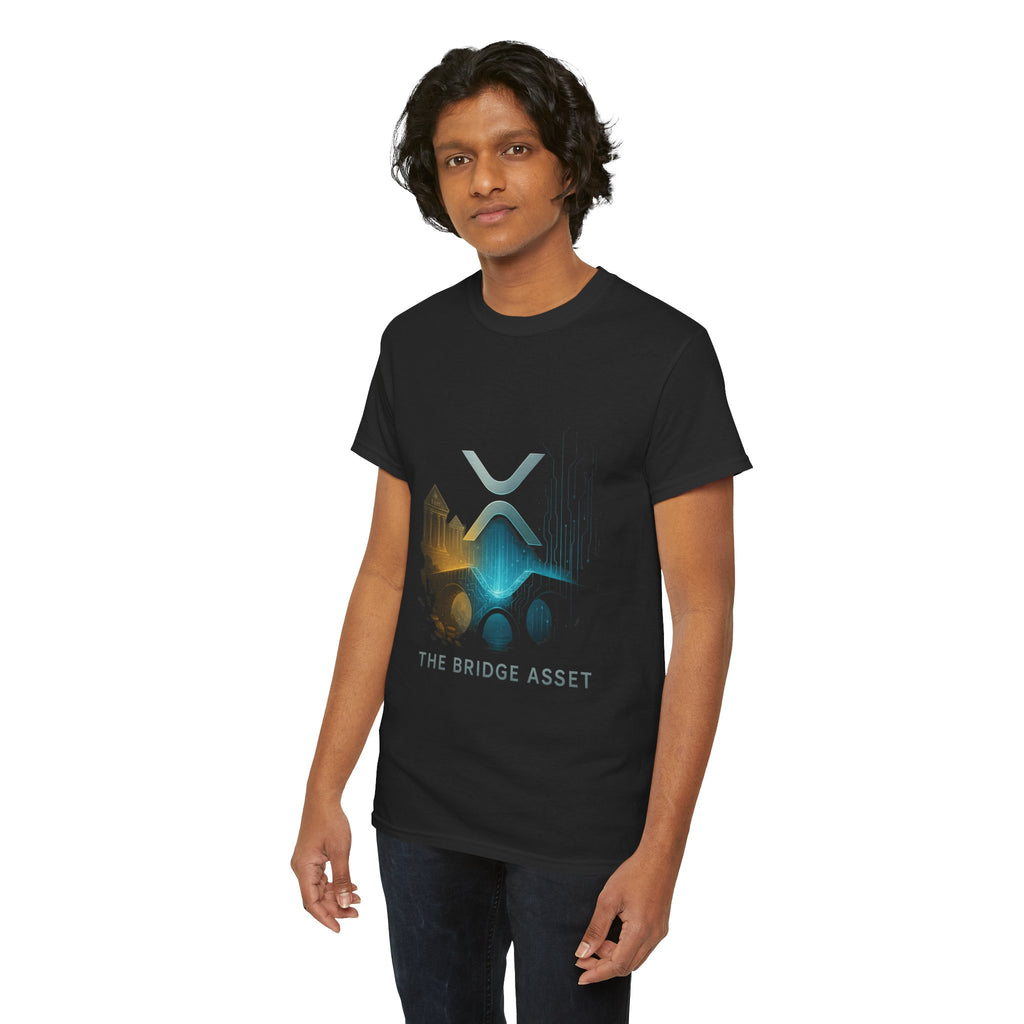 Ripple XRP Crypto Tee — 'The Bridge Asset' Logo T-Shirt