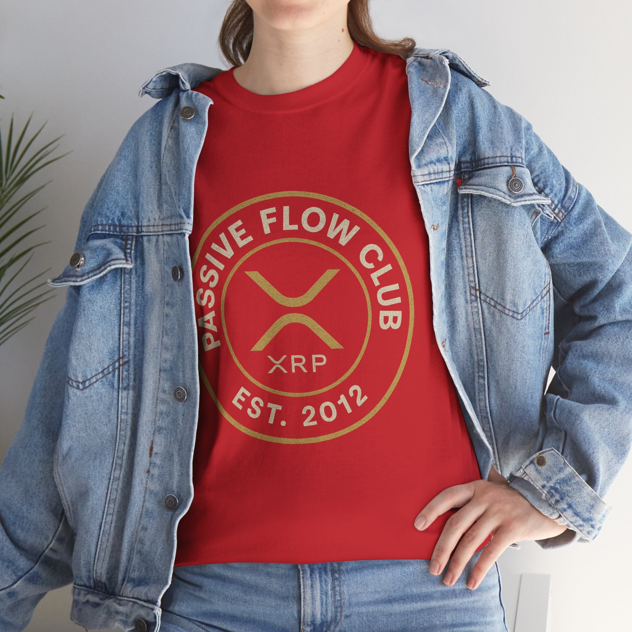 XRP Passive Flow Club T‑Shirt — Crypto Logo Tee (Est. 2012)