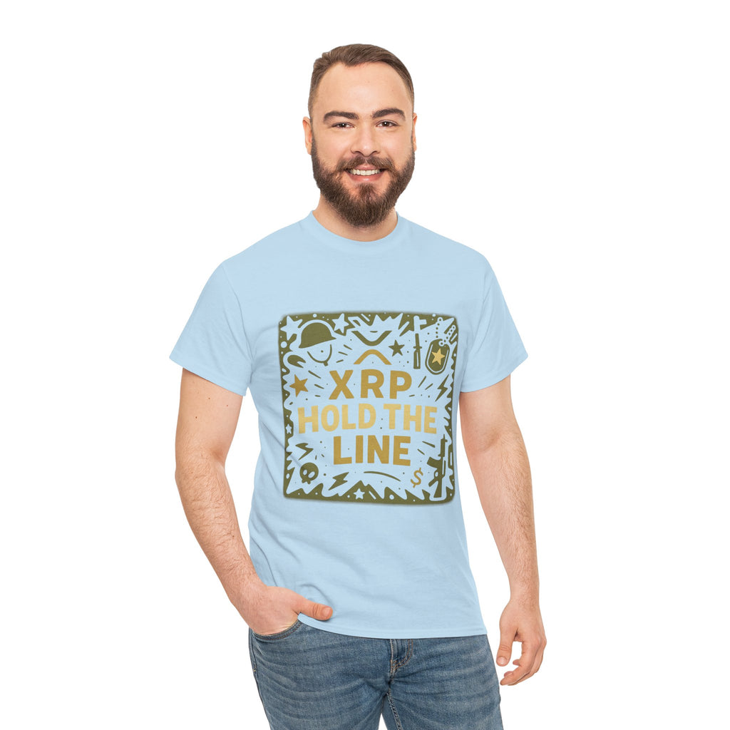 T-Shirt — XRP Hold The Line Crypto Graphic Tee