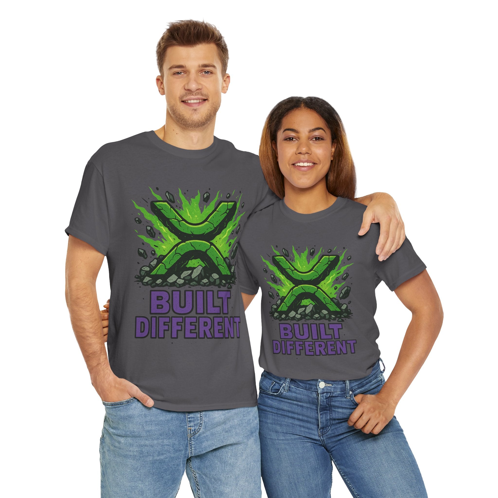 Built Different T-Shirt — Green Gamer Logo Tee