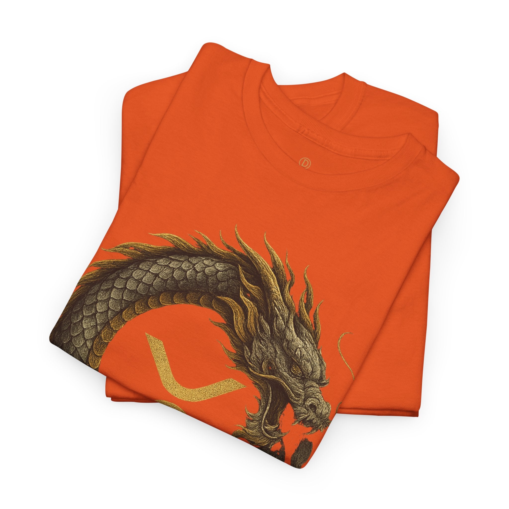 Dragon XRP Logo T-Shirt — Crypto XRP Circle Dragon Graphic Tee