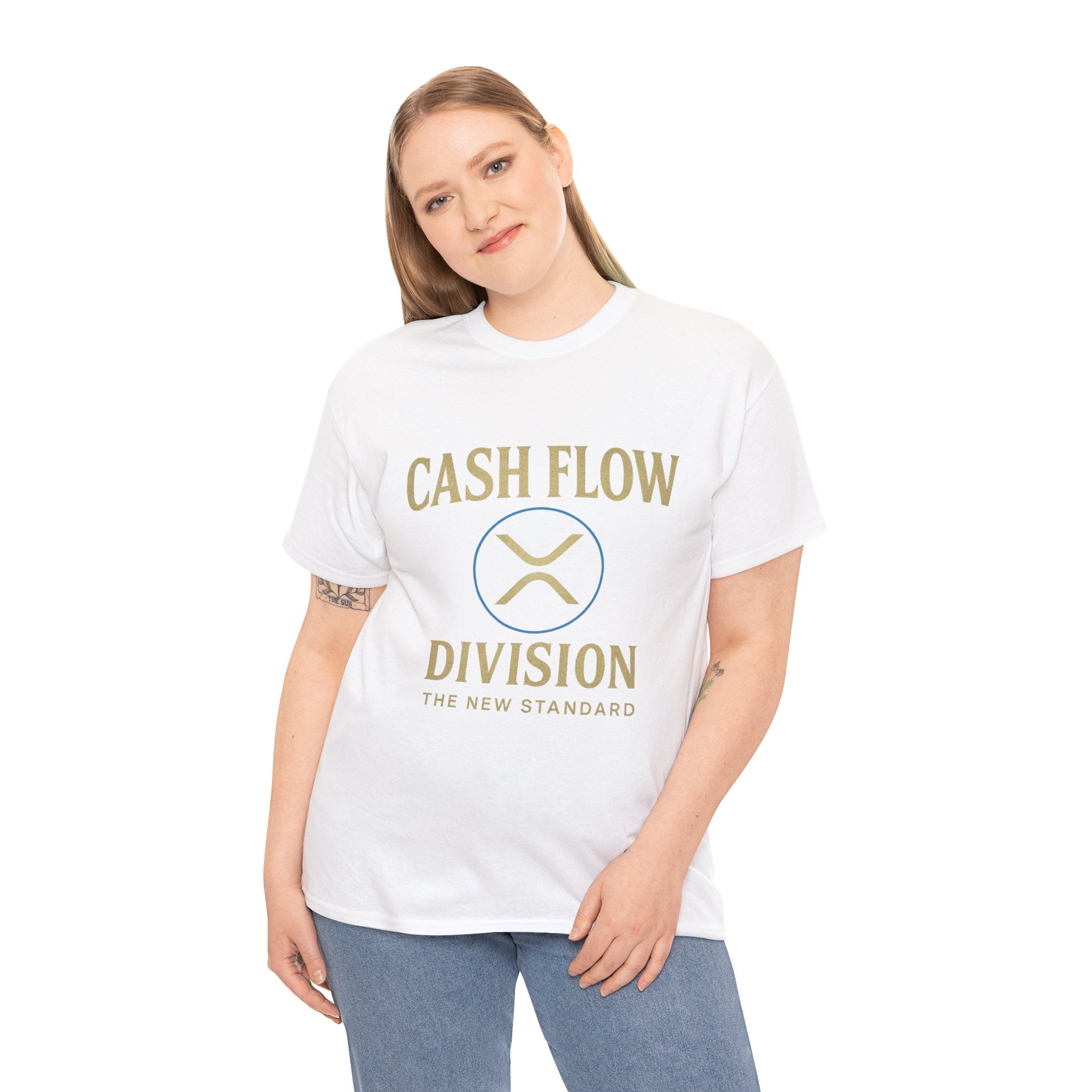 Cash Flow Division Tee — "The New Standard" Graphic T-Shirt