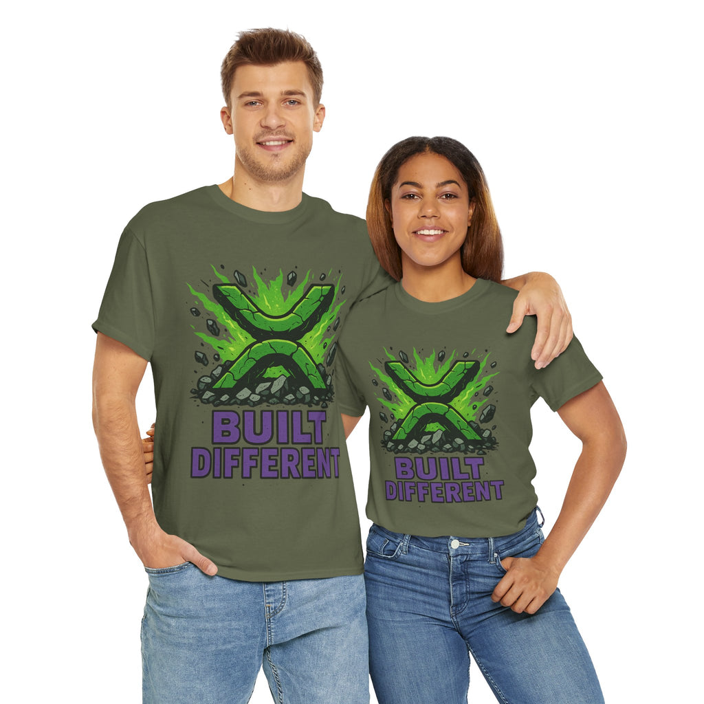 Built Different T-Shirt — Green Gamer Logo Tee
