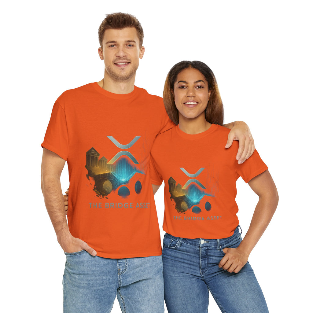 Ripple XRP Crypto Tee — 'The Bridge Asset' Logo T-Shirt