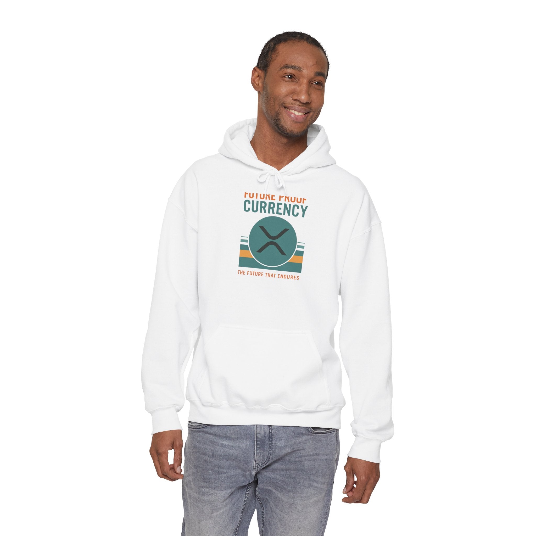 Ripple Crypto Hoodie – “Future Proof Currency” Retro Logo Sweatshirt