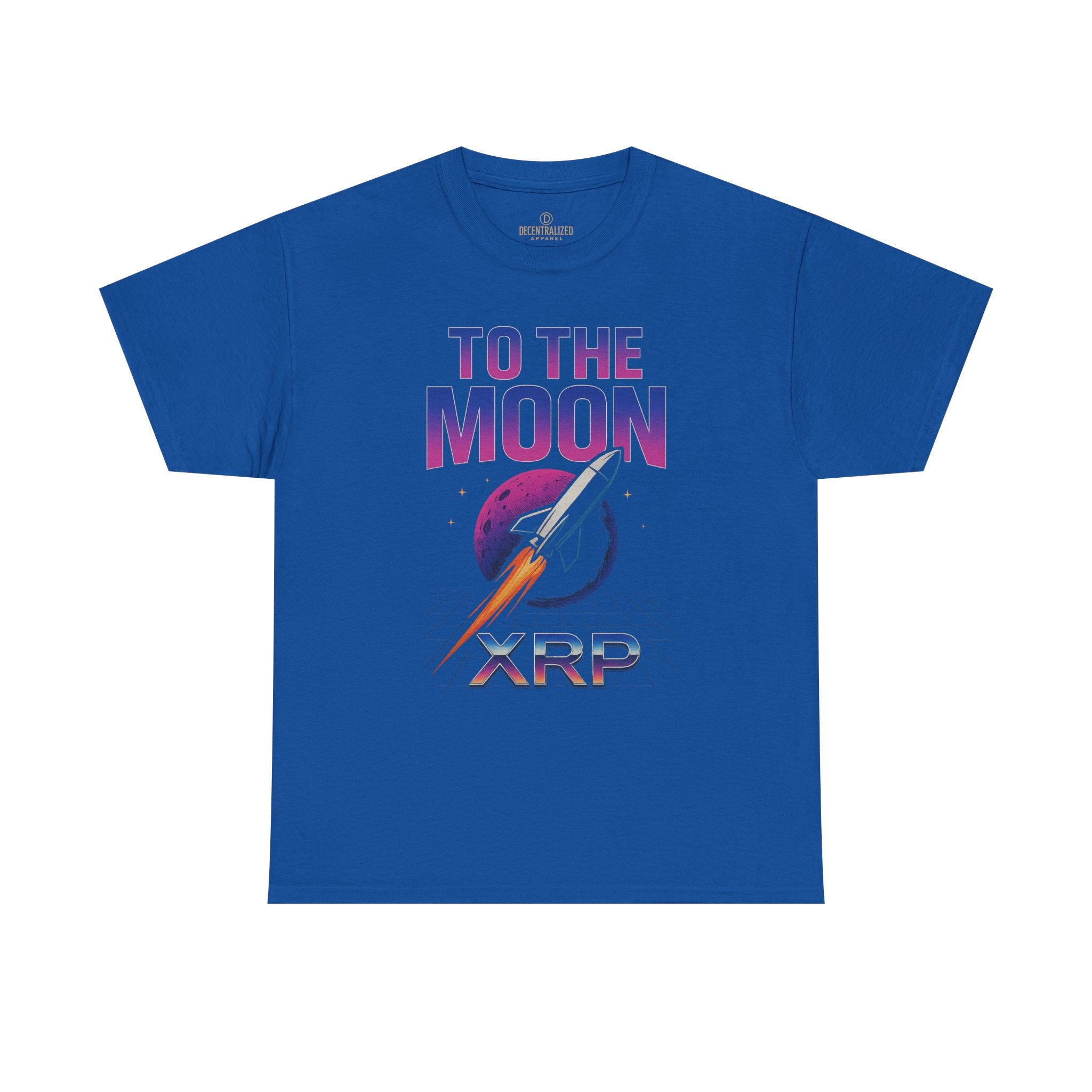 XRP 'To The Moon' T-Shirt — Crypto Investor Rocket Tee