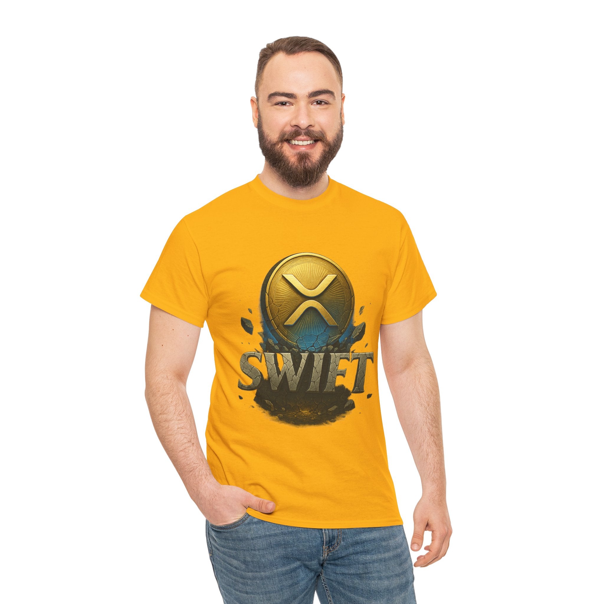 XRP Swift Cryptocurrency T‑Shirt — Ripple Coin Logo Graphic Tee