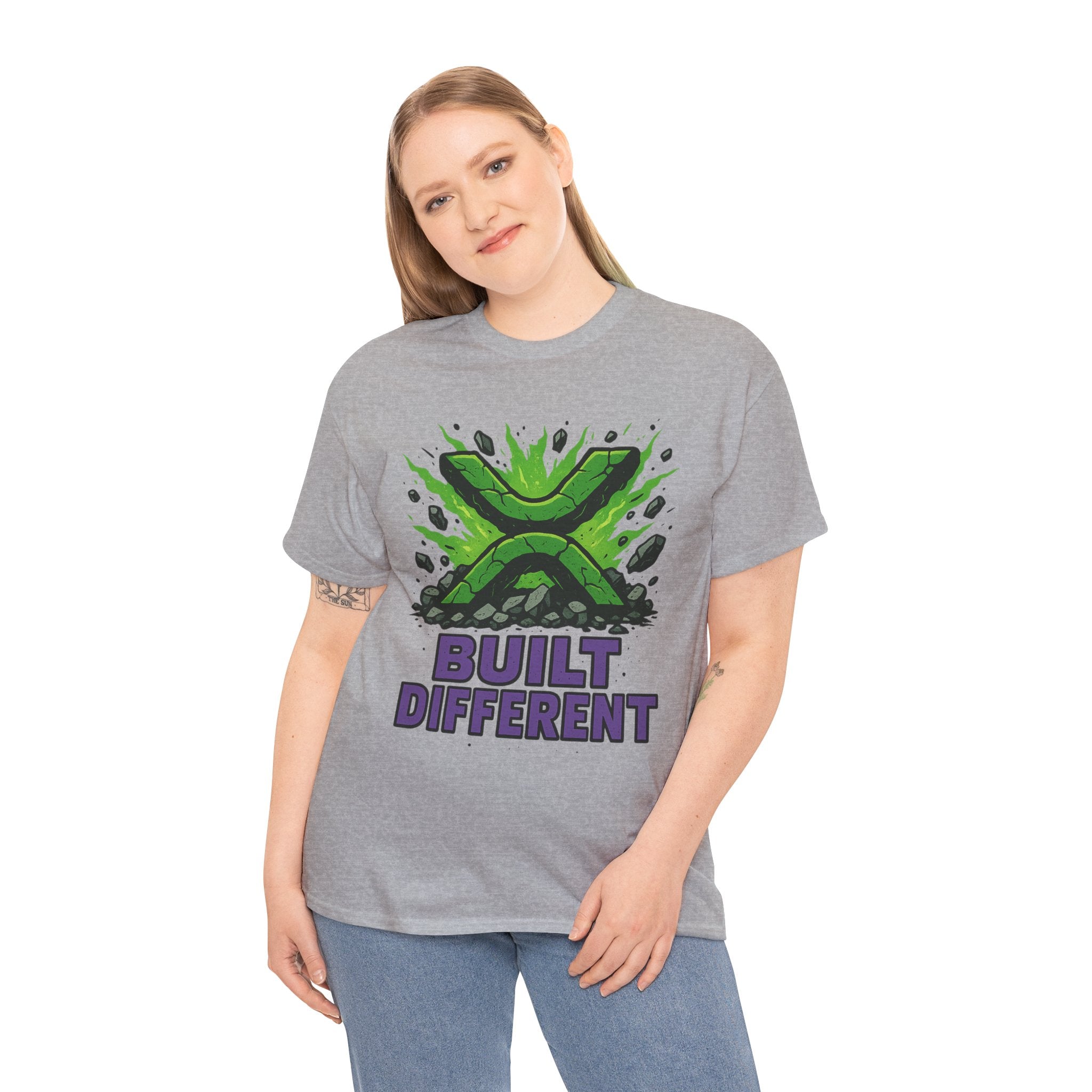 Built Different T-Shirt — Green Gamer Logo Tee
