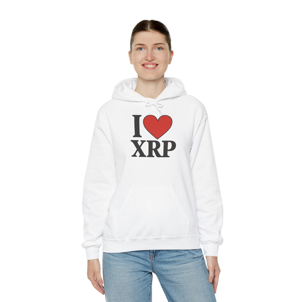I  XRP Hoodie — Crypto Enthusiast Ripple Sweatshirt