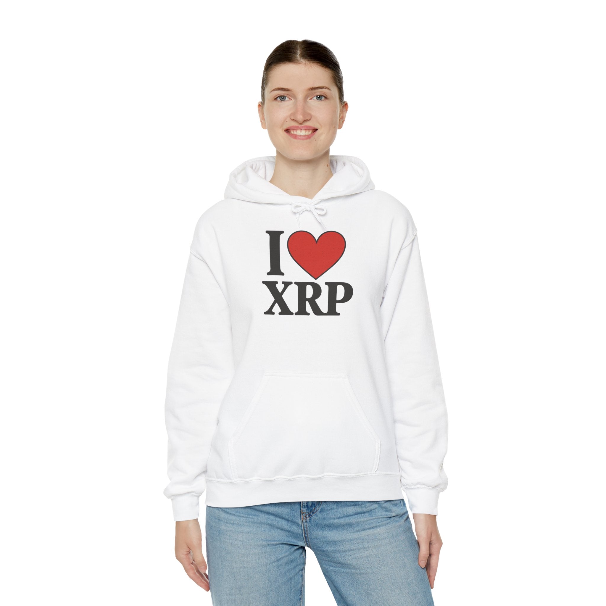 I  XRP Hoodie — Crypto Enthusiast Ripple Sweatshirt