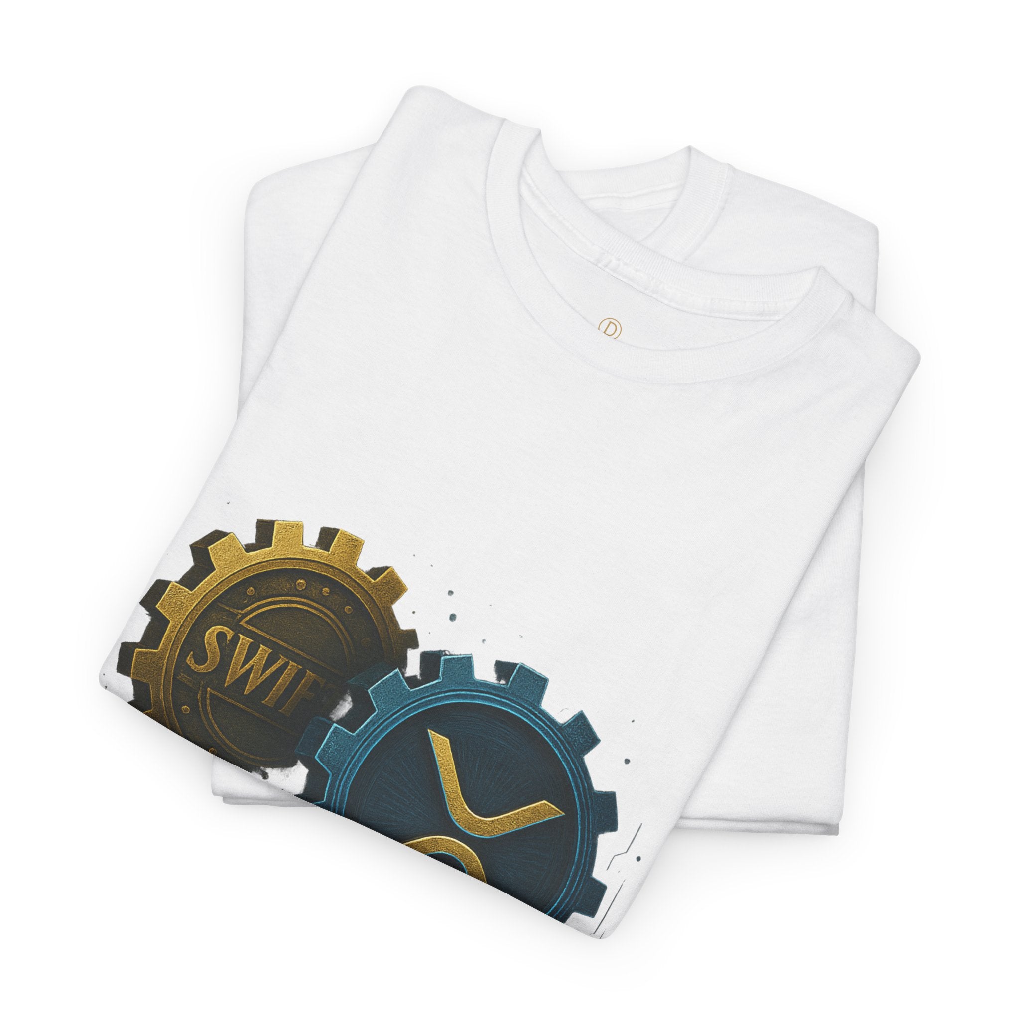 Merge of Money Tee - Cryptocurrency Gears XRP & SWI Crypto T-Shirt