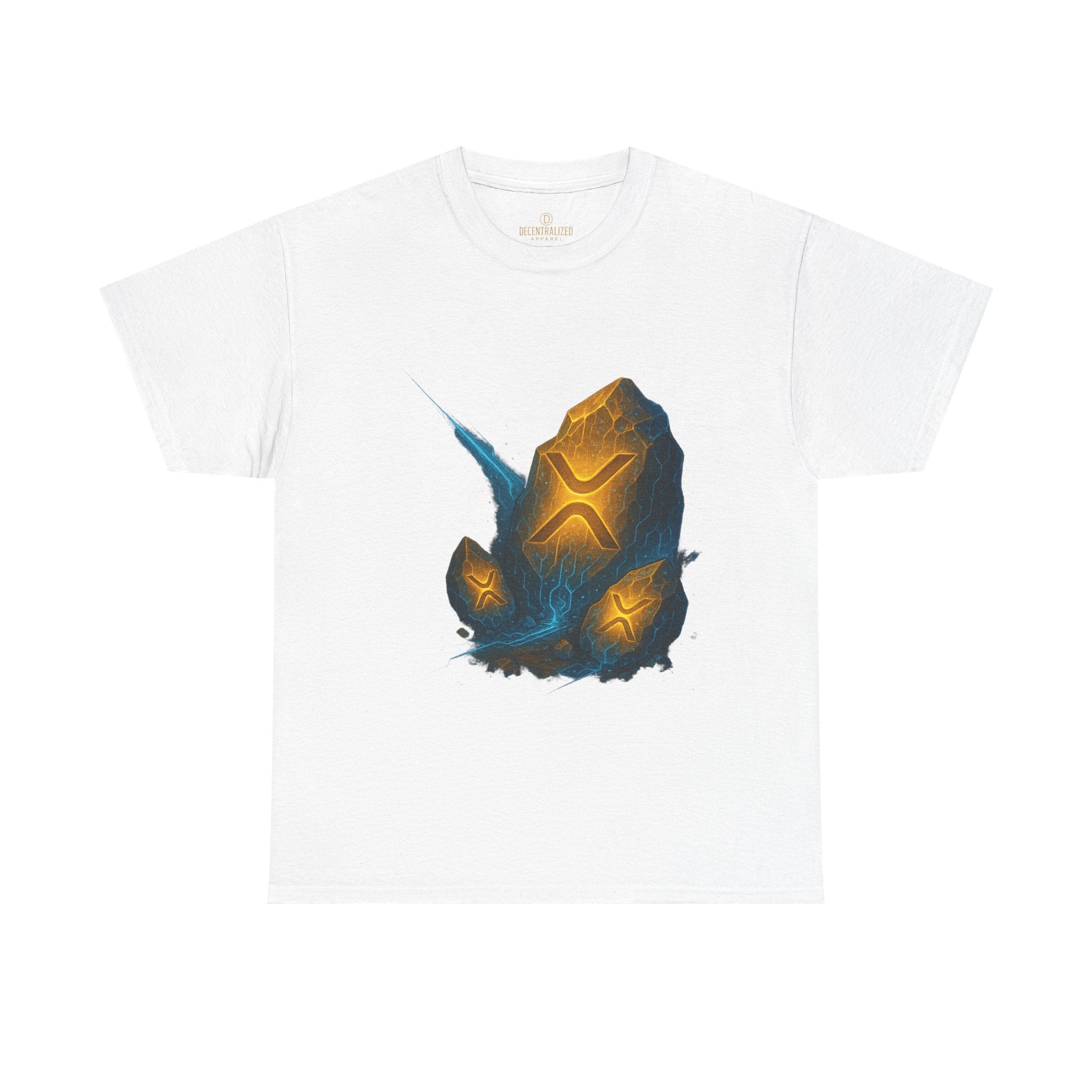 Rune Stone Graphic Tee — Glowing Mystic Rock T-Shirt