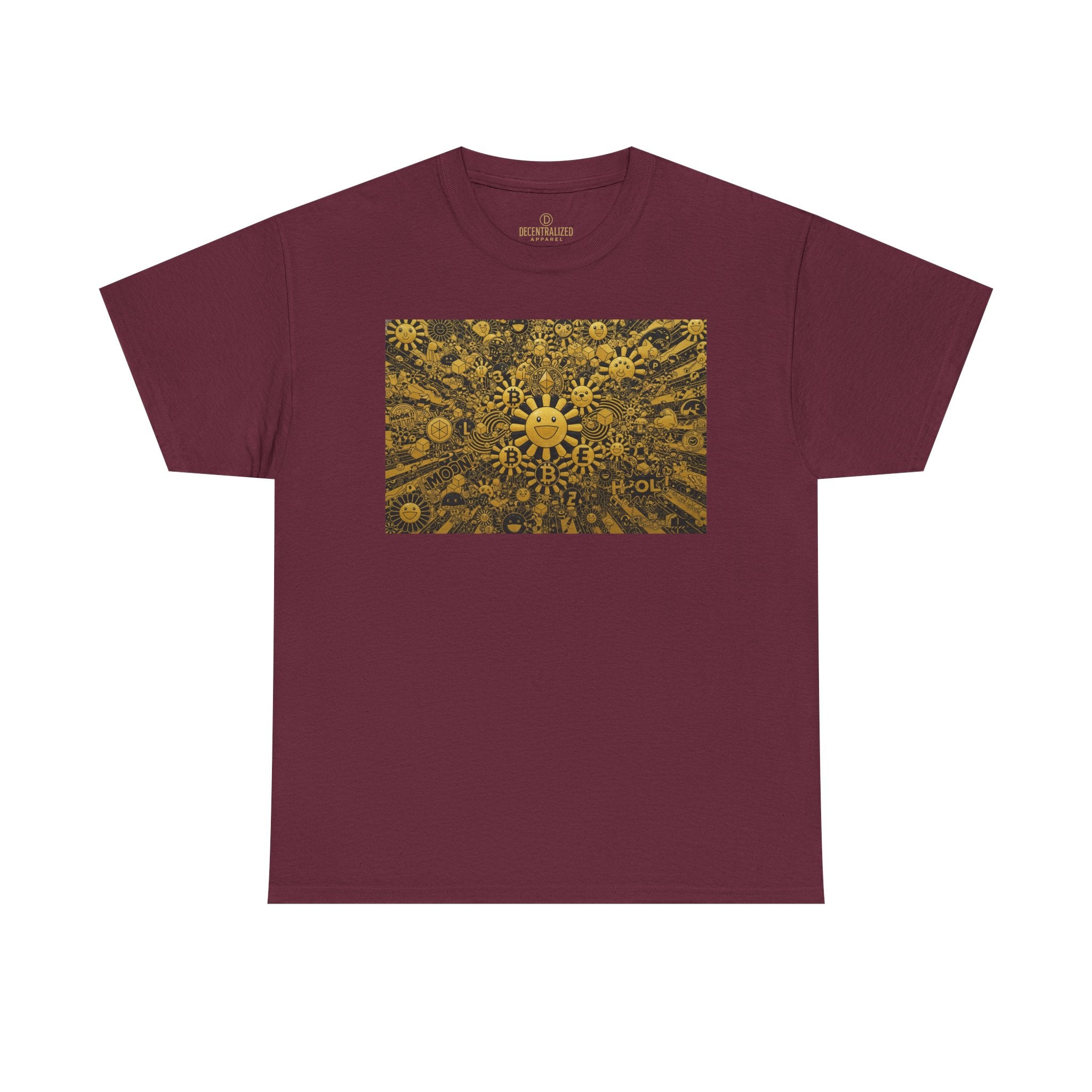 Sunflower Burst T‑Shirt — Golden Sunflower Pattern Tee