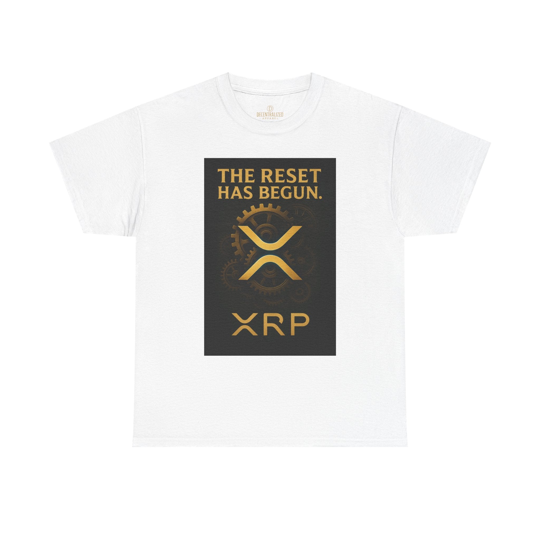 XRP Crypto Tee — "The Reset Has Begun" Bitcoin Alternative Shirt