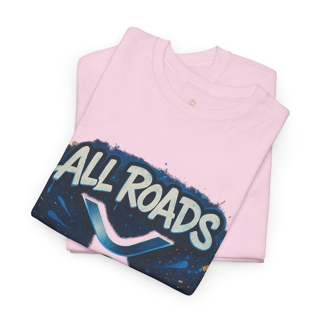 XRP Crypto T-Shirt — "All Roads Lead to XRP" Graphic Tee