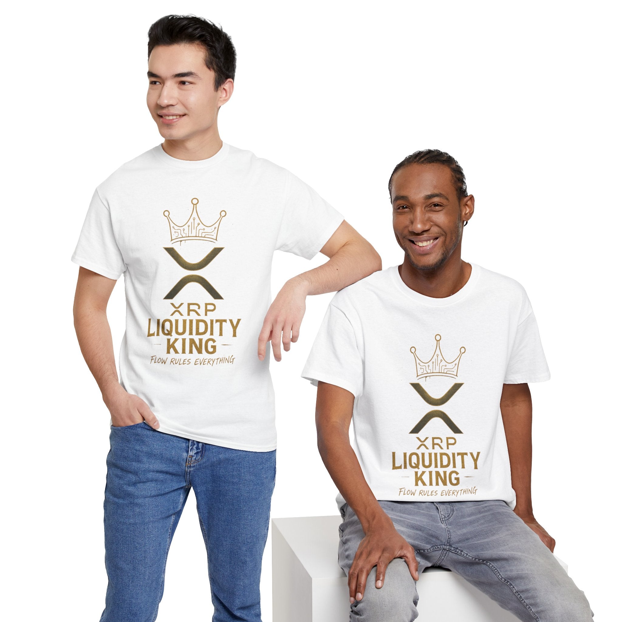 XRP Liquidity King Tee — Crypto Crown T-Shirt