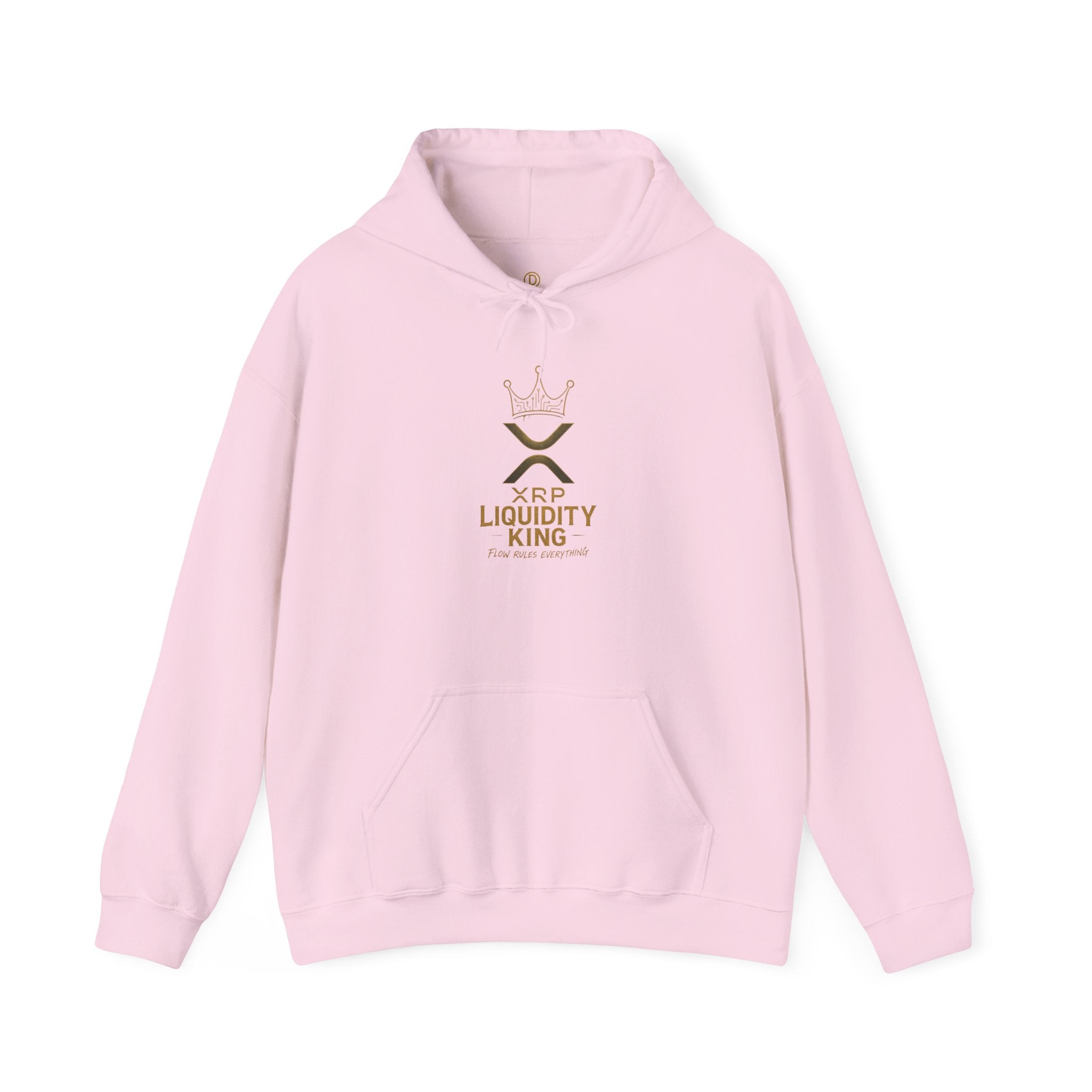 XRP Liquidity King Hoodie — Crypto Logo Pullover for Traders & Investors