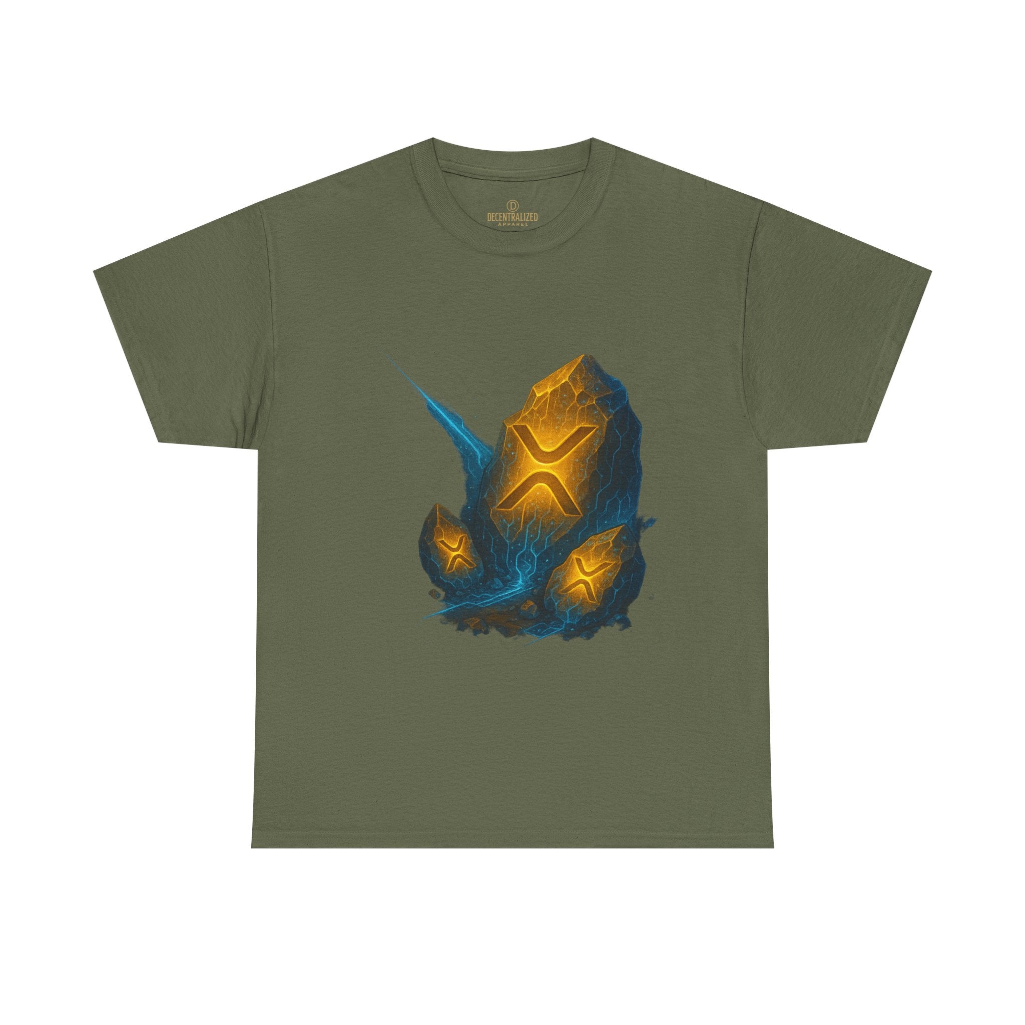 Rune Stone Graphic Tee — Glowing Mystic Rock T-Shirt