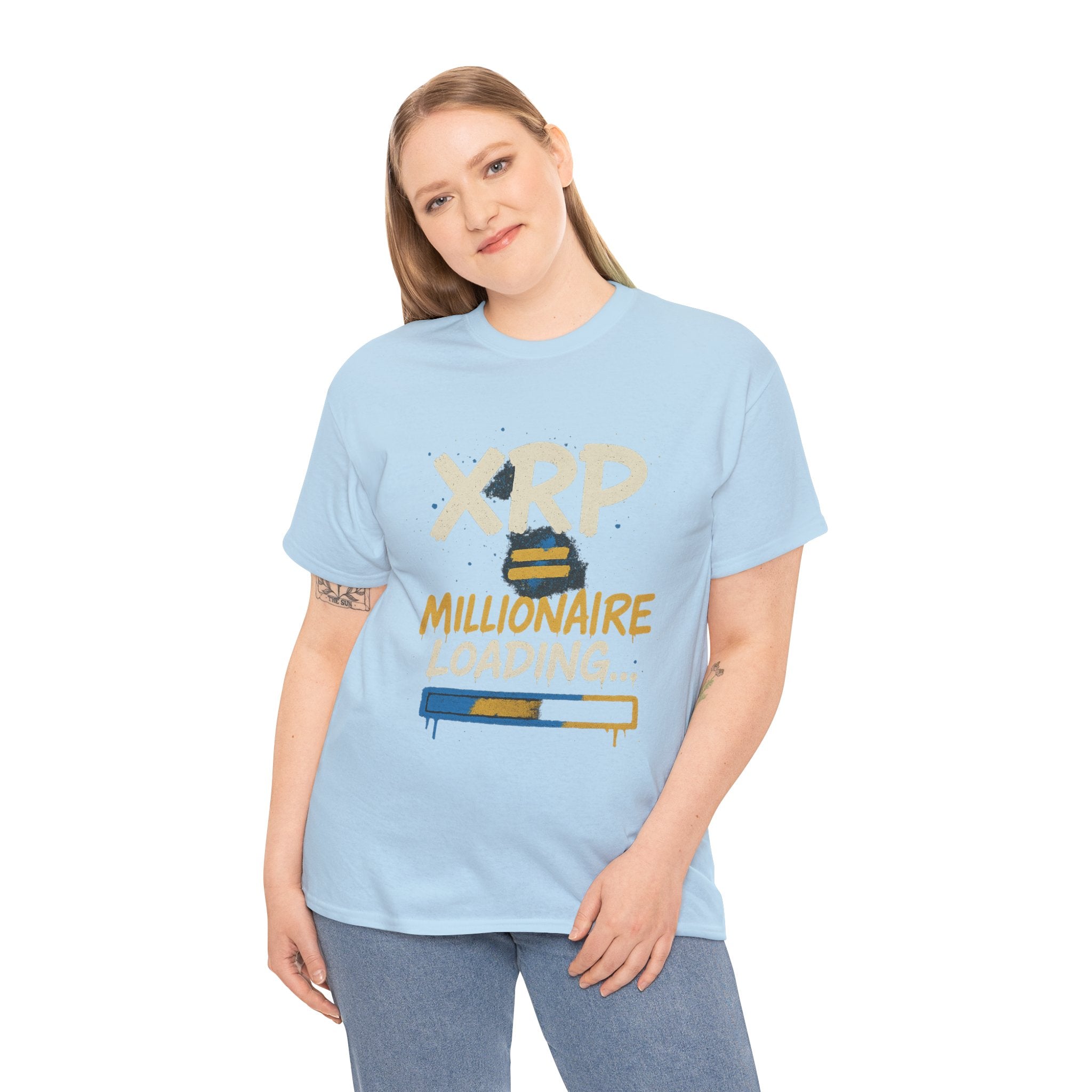 XRP Millionaire Loading T-Shirt — Crypto Investor Progress Tee