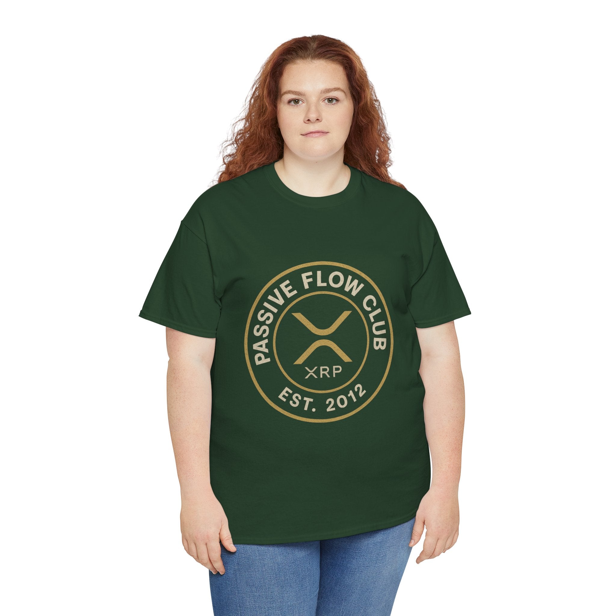 XRP Passive Flow Club T‑Shirt — Crypto Logo Tee (Est. 2012)